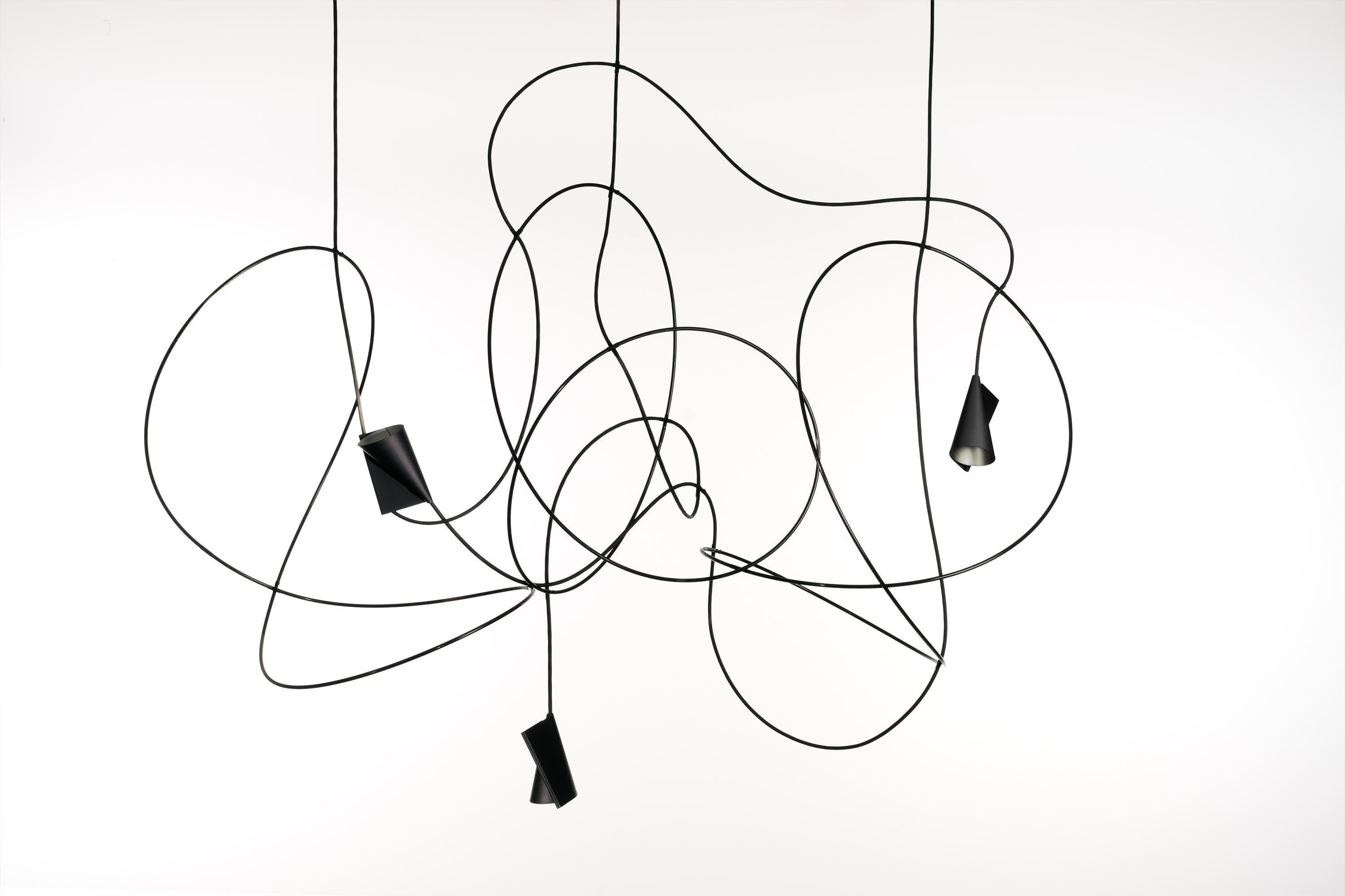 Lampada a sospensione a LED Ingo Maurer Signature - Set di 3 in vendita 1