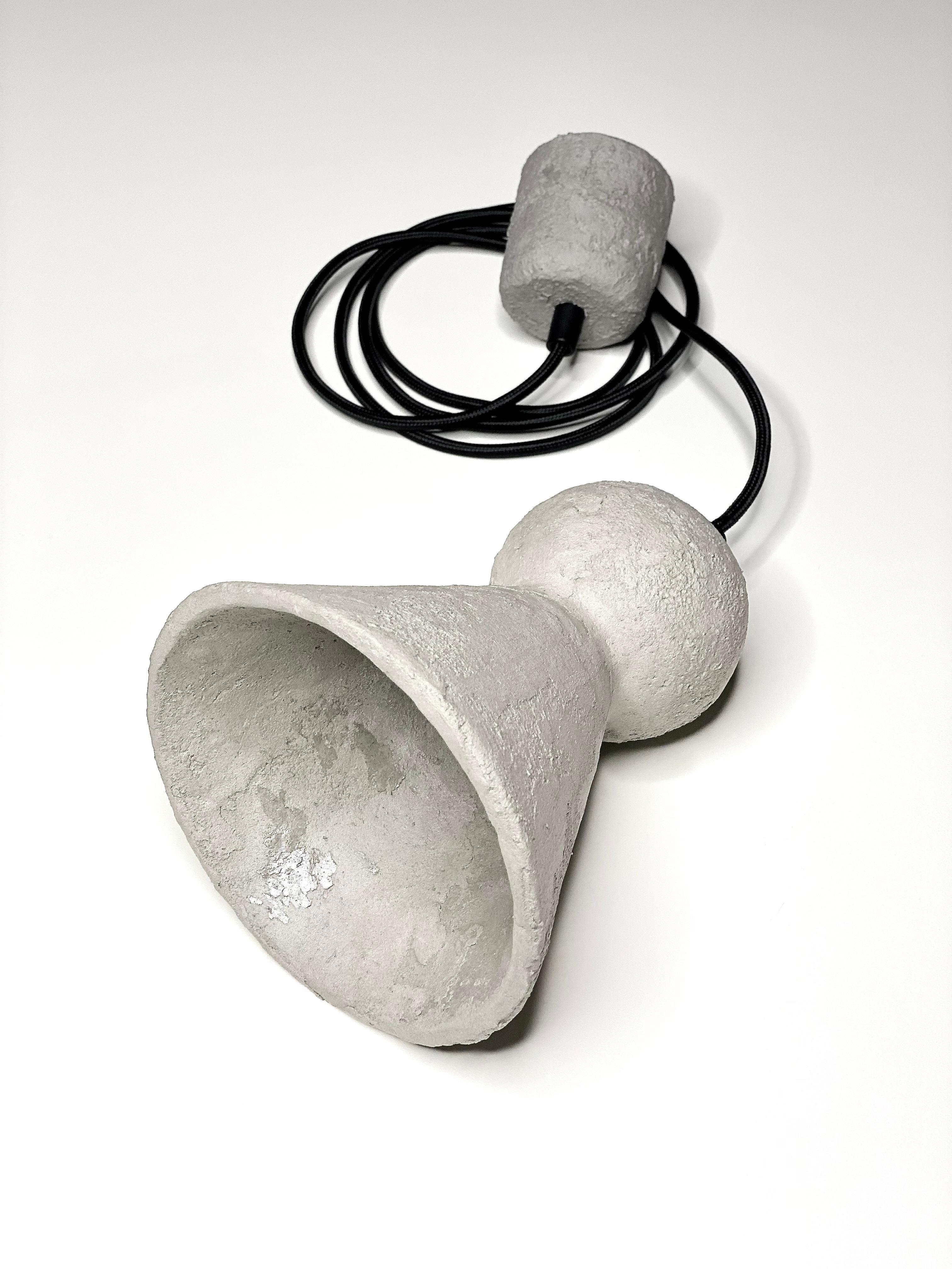 Lampada a sospensione contemporanea in cemento e gres, design minimalista LOVER 2.0 in vendita 2