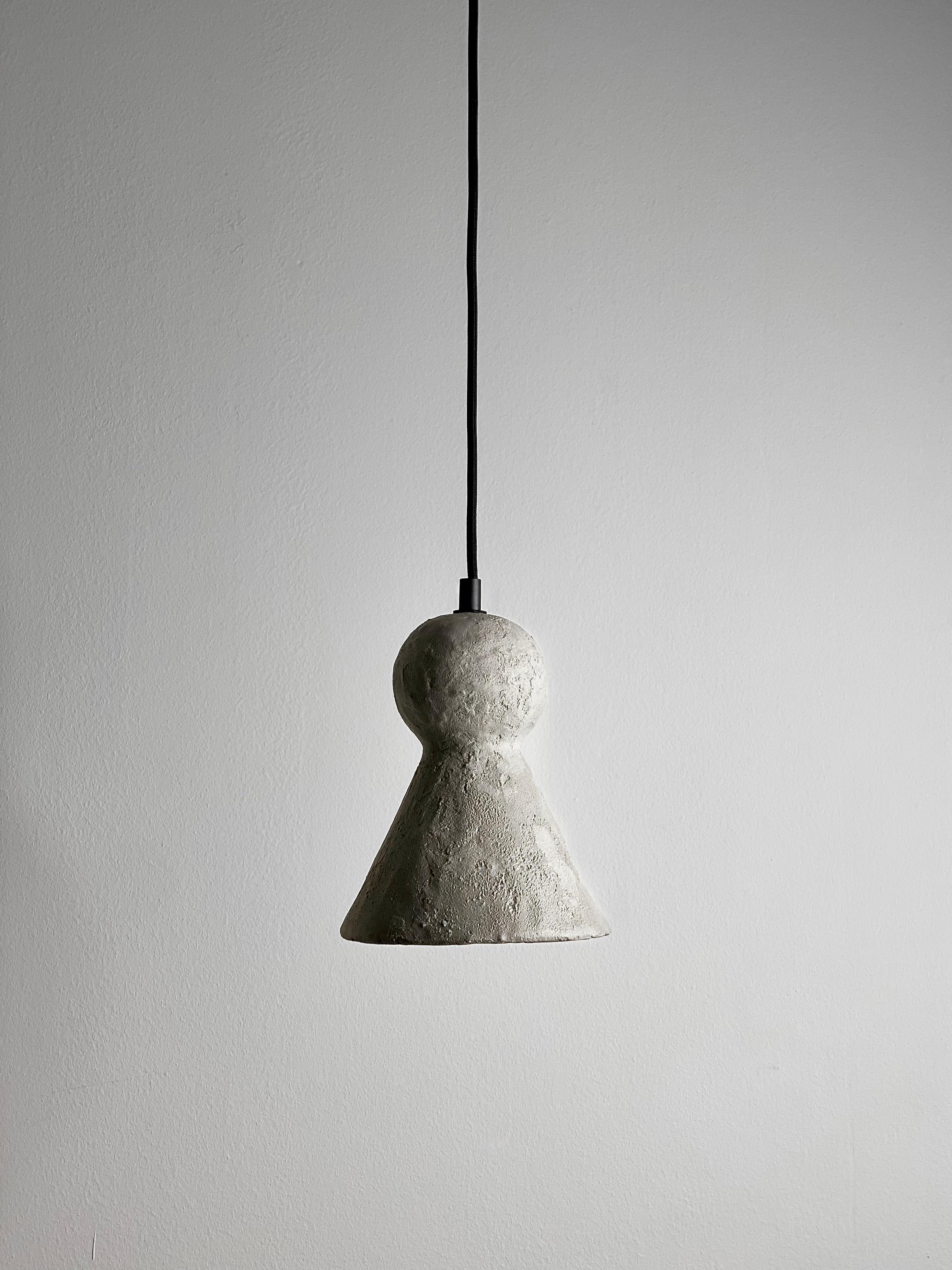Lampada a sospensione contemporanea in cemento e gres, design minimalista LOVER 2.0 in vendita 3