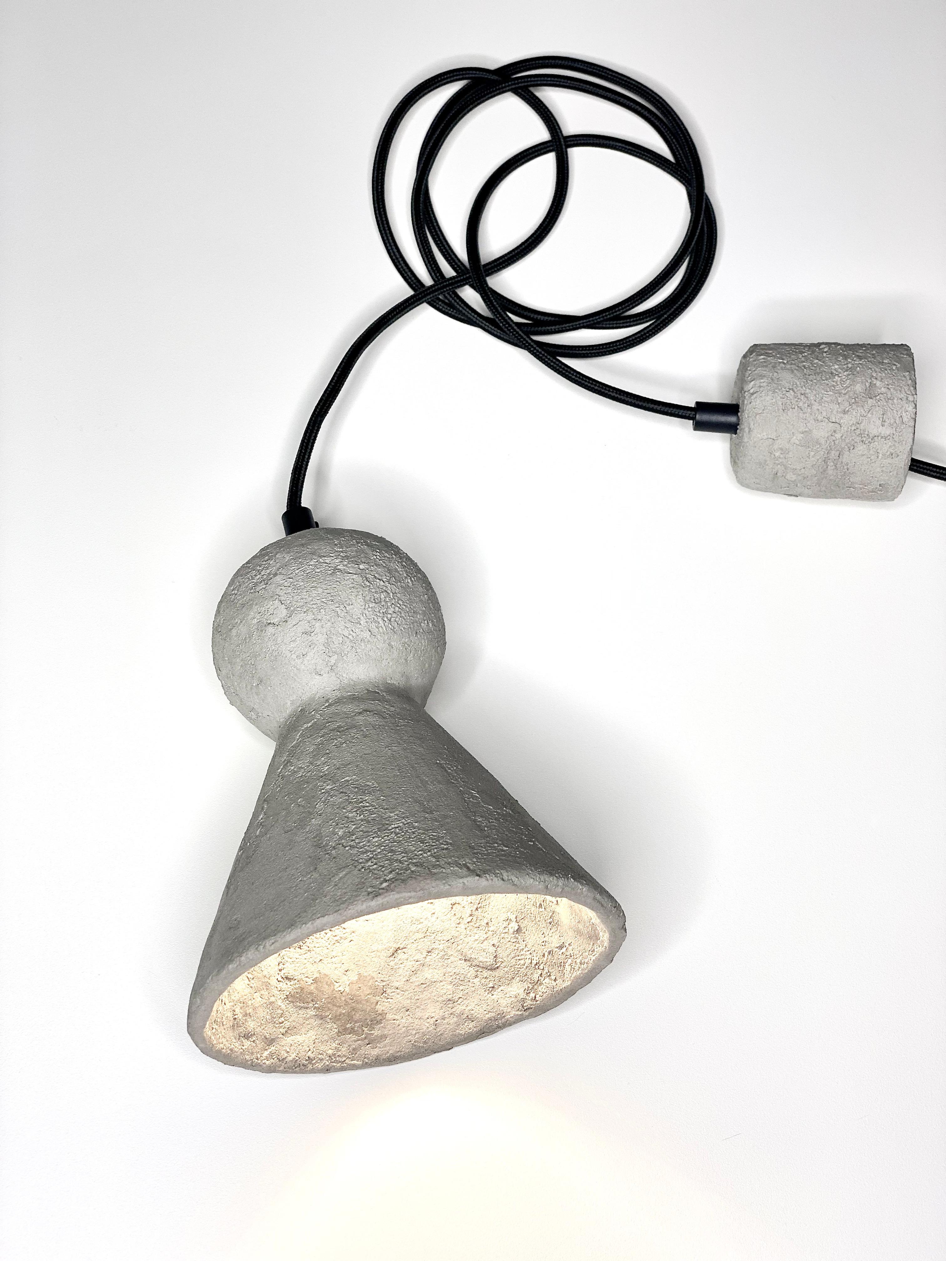 Lampada a sospensione contemporanea in cemento e gres, design minimalista LOVER 2.0 in vendita 4