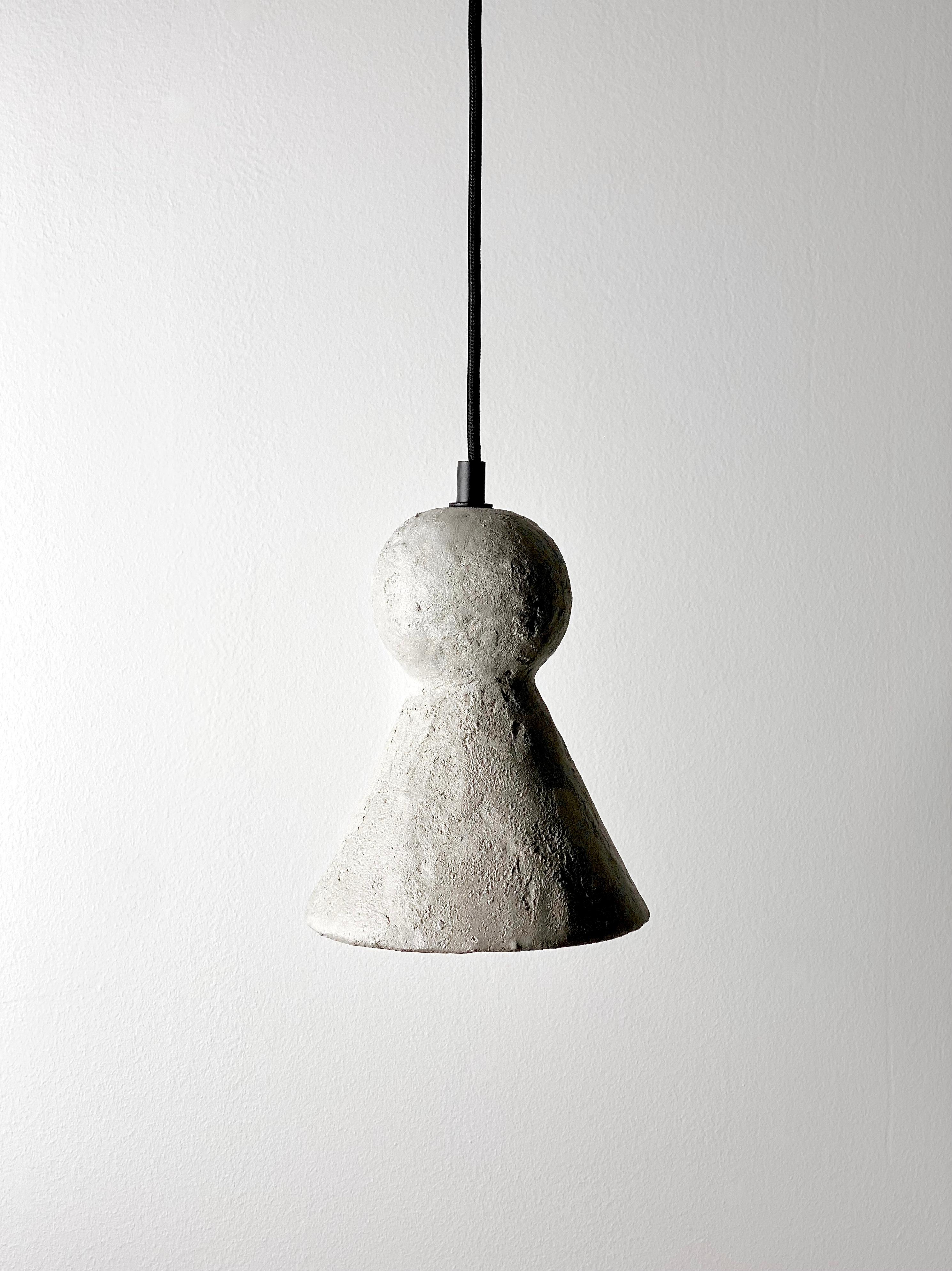 Lampada a sospensione contemporanea in cemento e gres, design minimalista LOVER 2.0 in vendita 5
