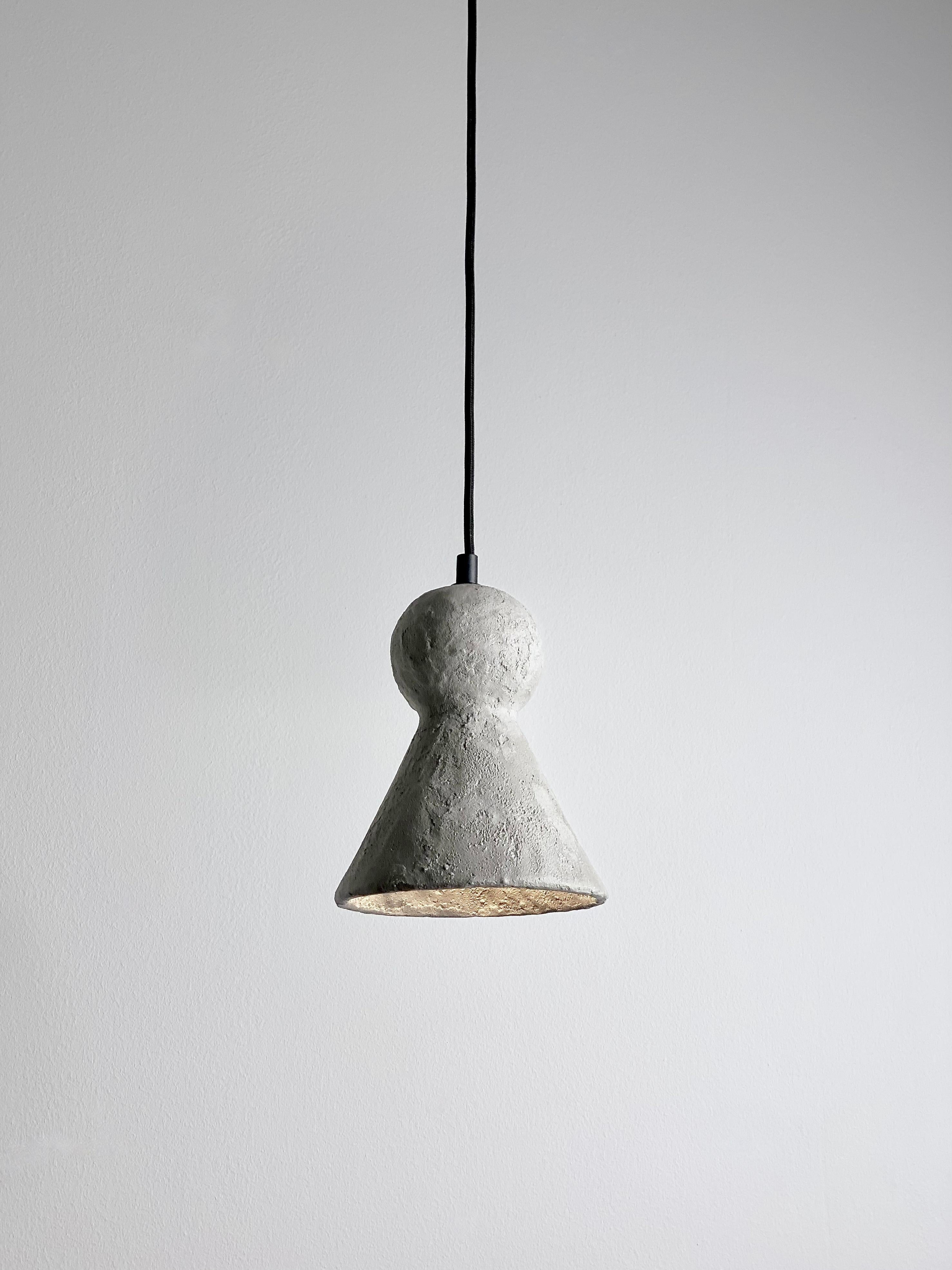 Lampada a sospensione contemporanea in cemento e gres, design minimalista LOVER 2.0 in vendita 1