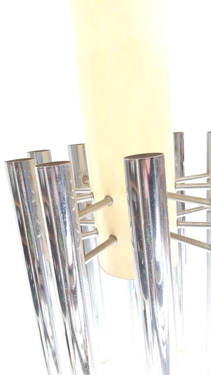 Fin du 20e siècle Lampe à suspension Sputnik Design Angelo Brotto pour Esperia, 1970 en vente