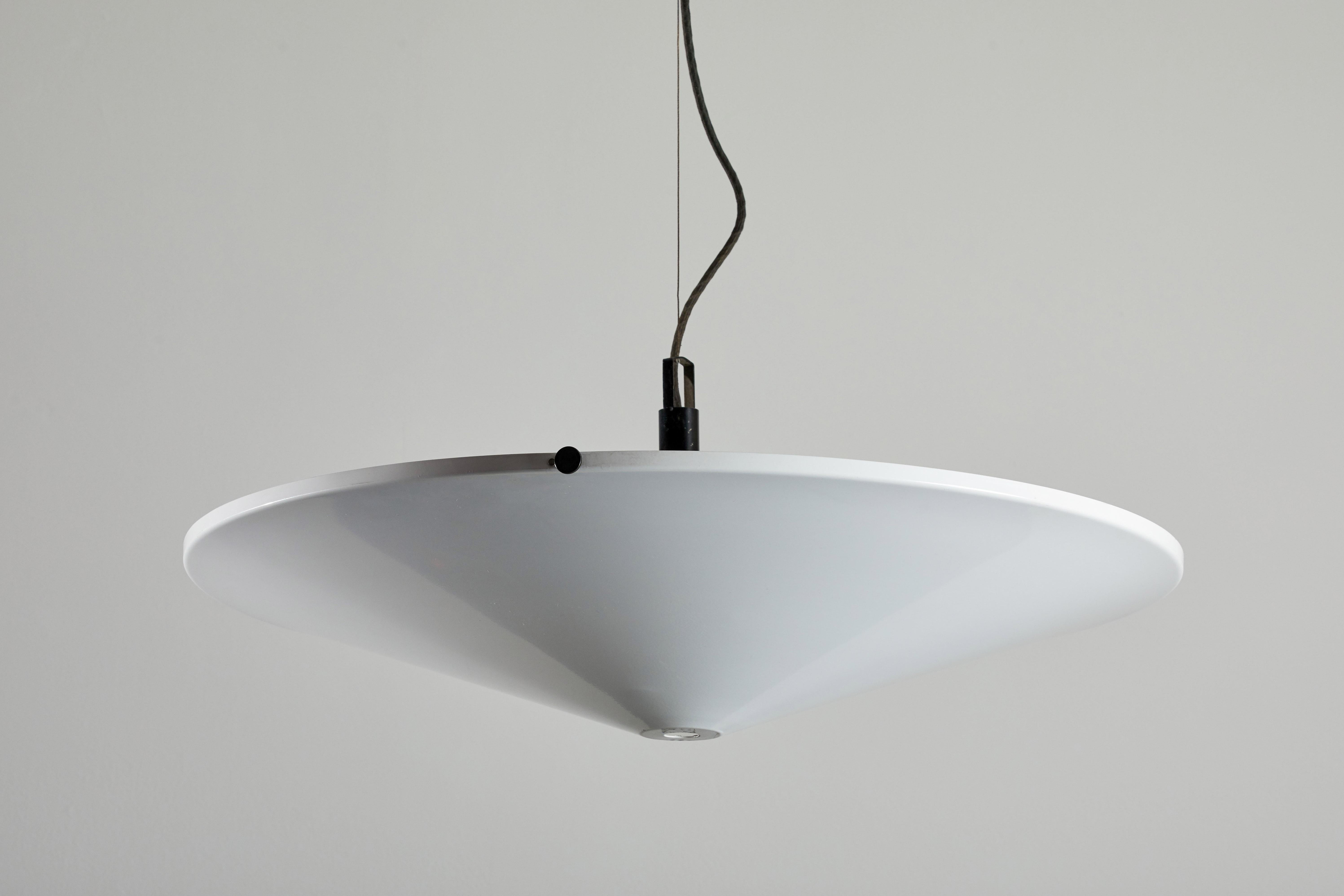 Enameled Suspension Light by Arteluce For Sale