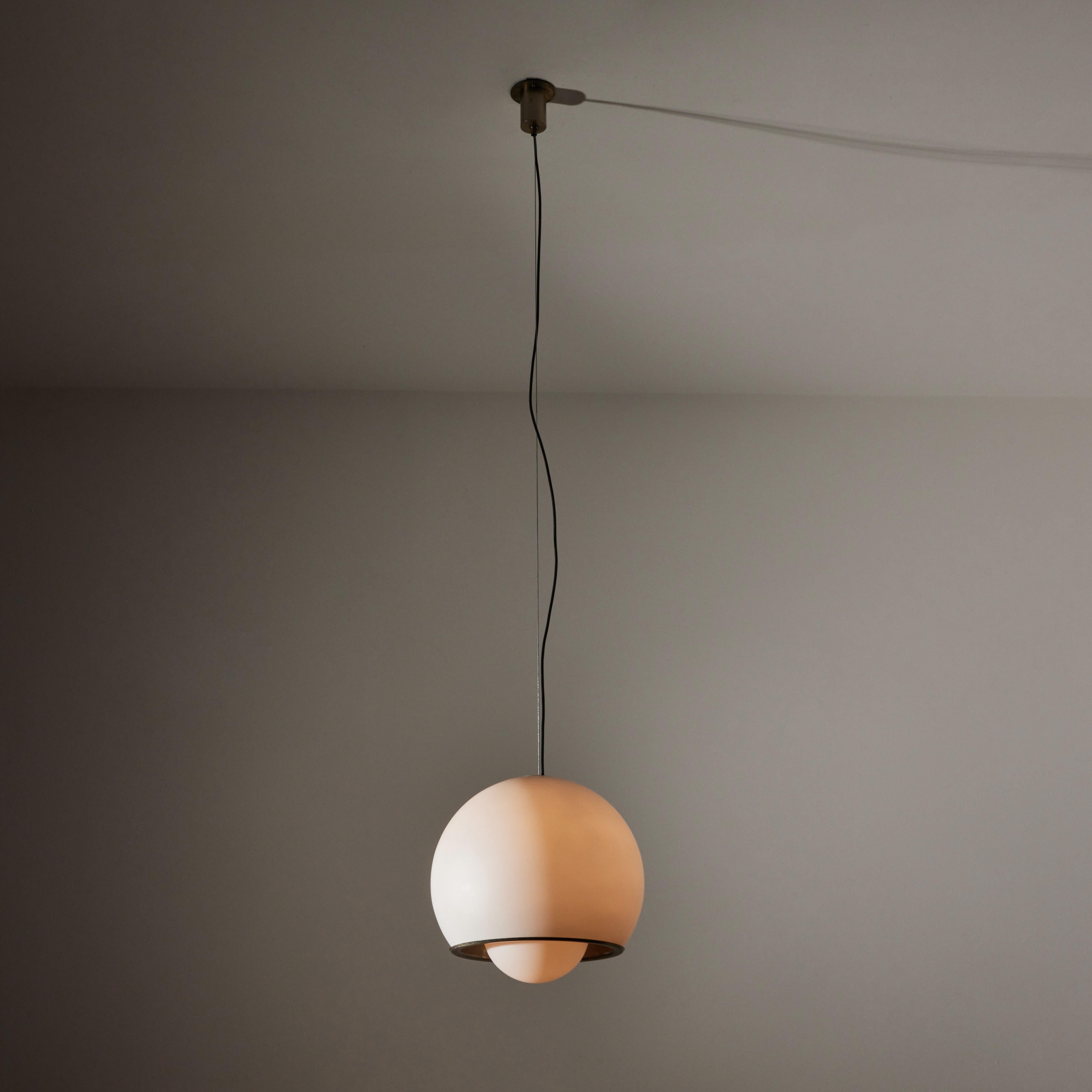 Italian Suspension Light by Fontana Arte