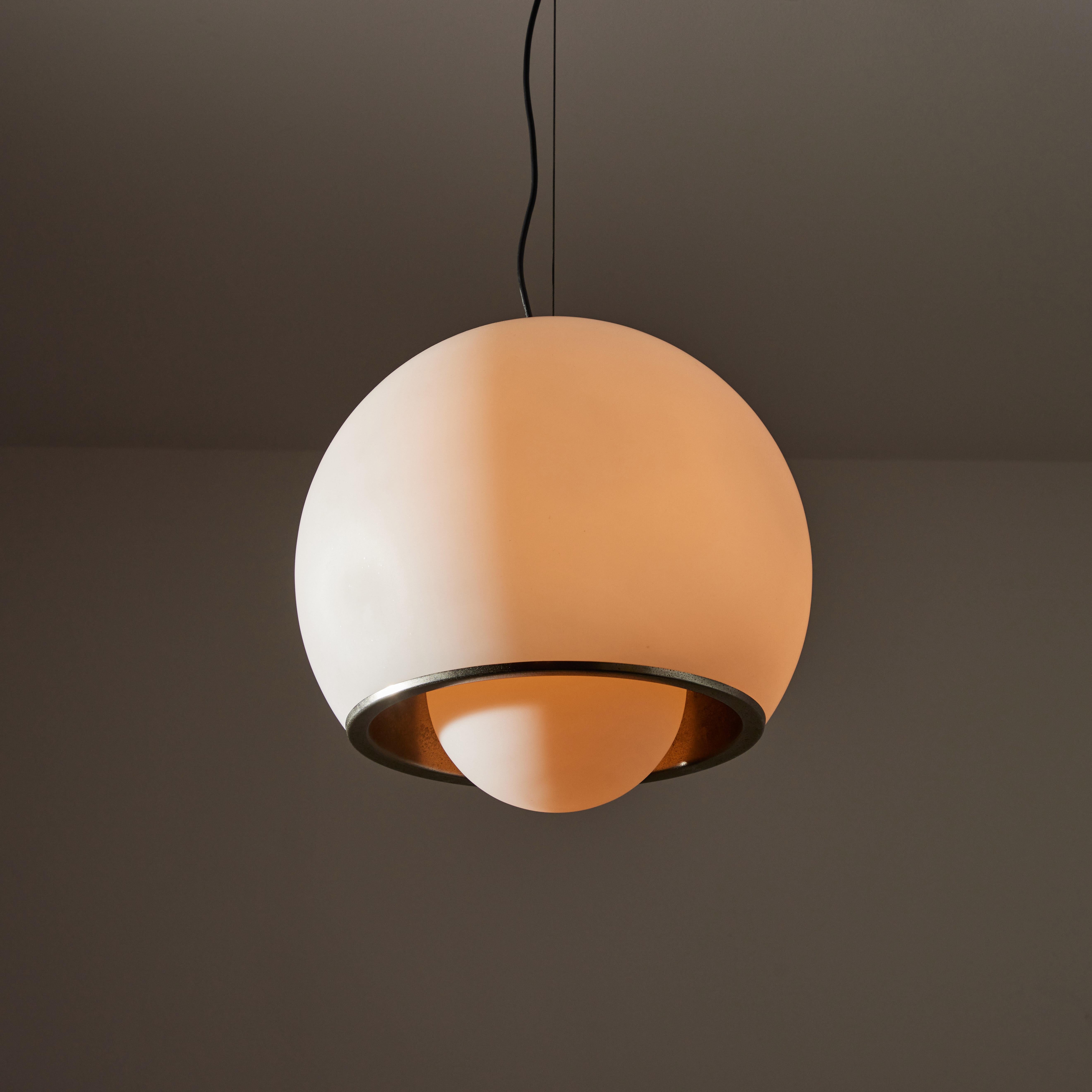 Suspension Light by Fontana Arte In Good Condition In Los Angeles, CA