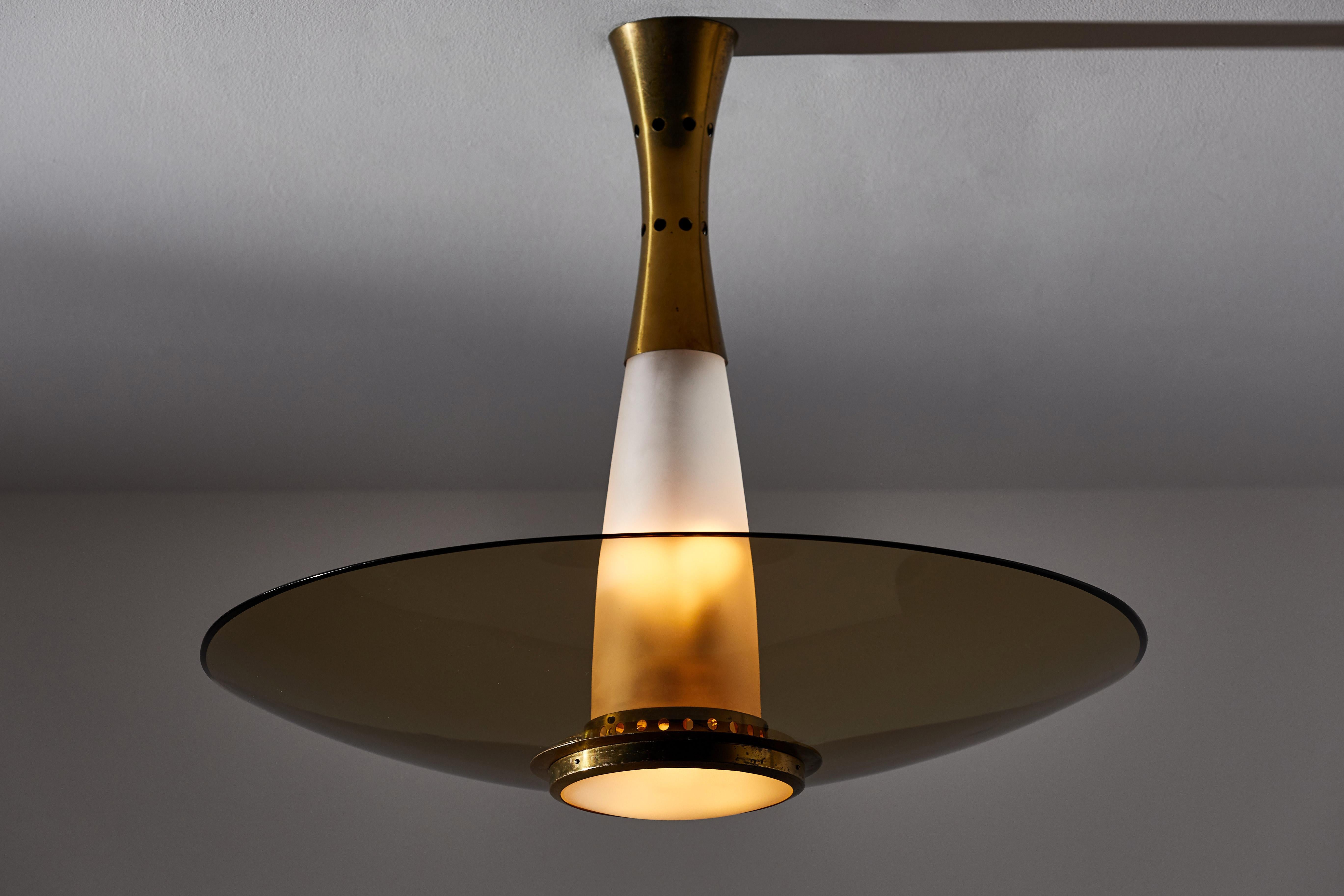 Mid-Century Modern Lampe à suspension de Max Ingrand pour Fontana Arte en vente