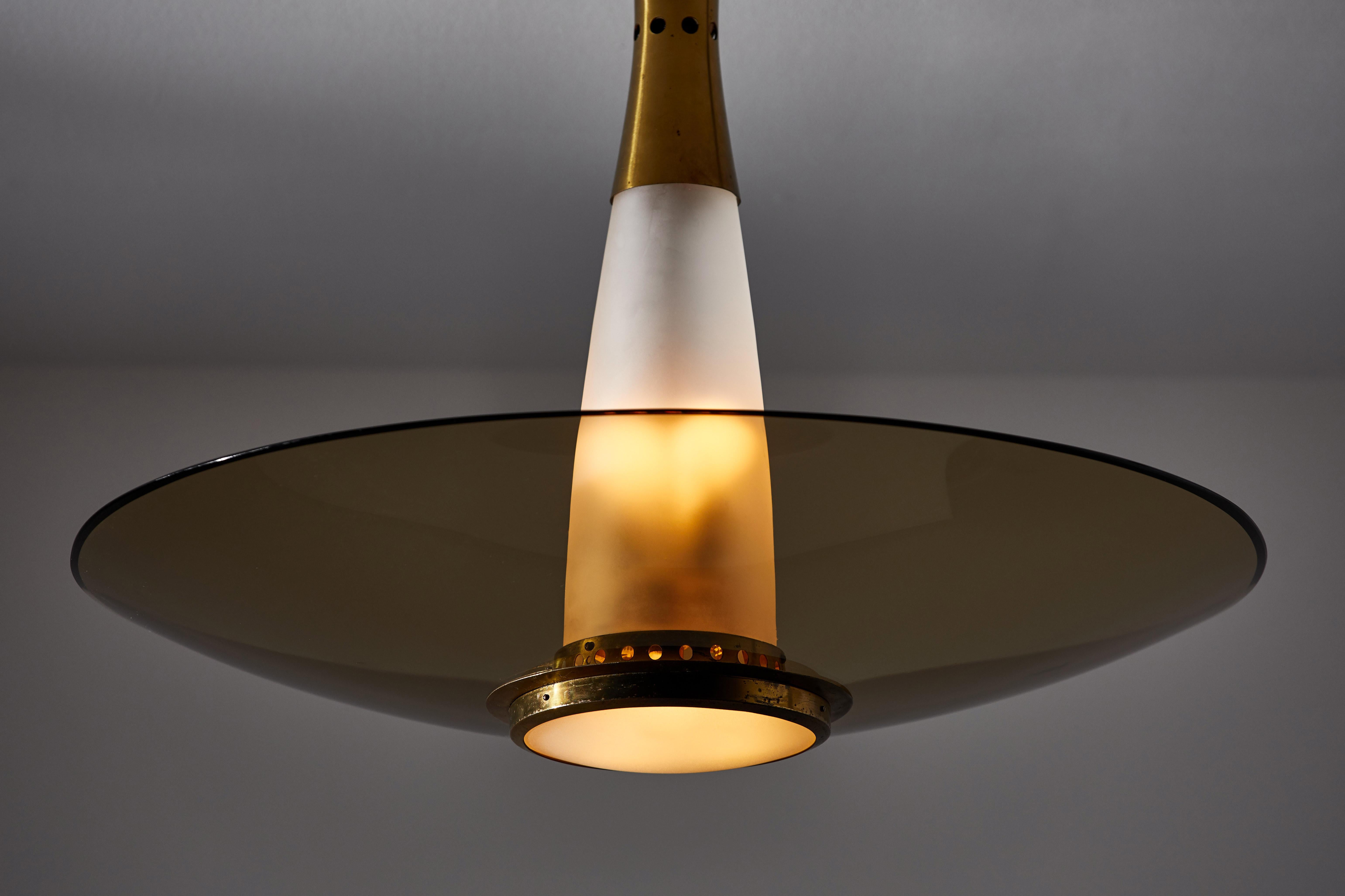 Mid-Century Modern Suspension Light by Max Ingrand for Fontana Arte For Sale