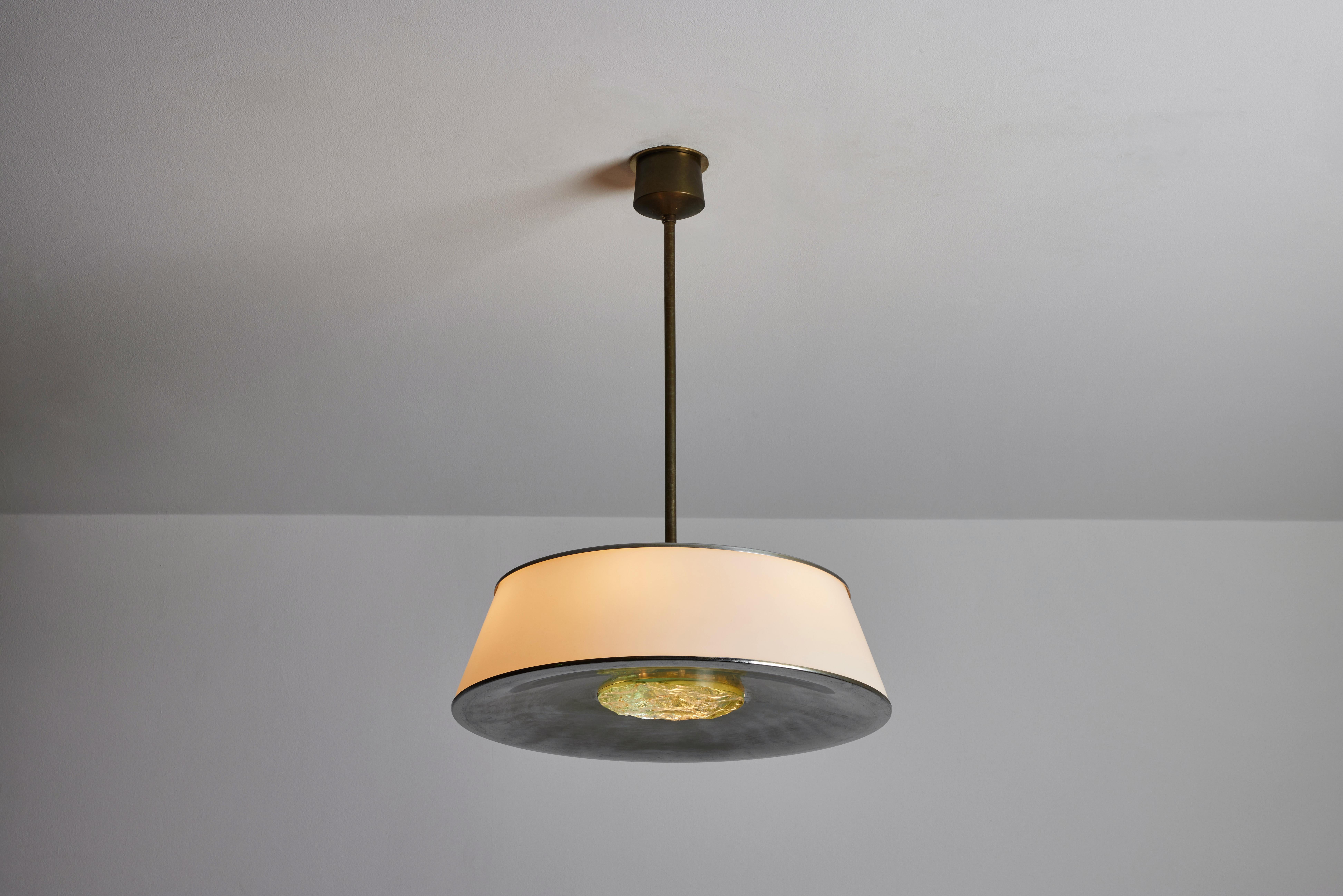 Suspension Light by Max Ingrand for Fontana Arte In Good Condition In Los Angeles, CA