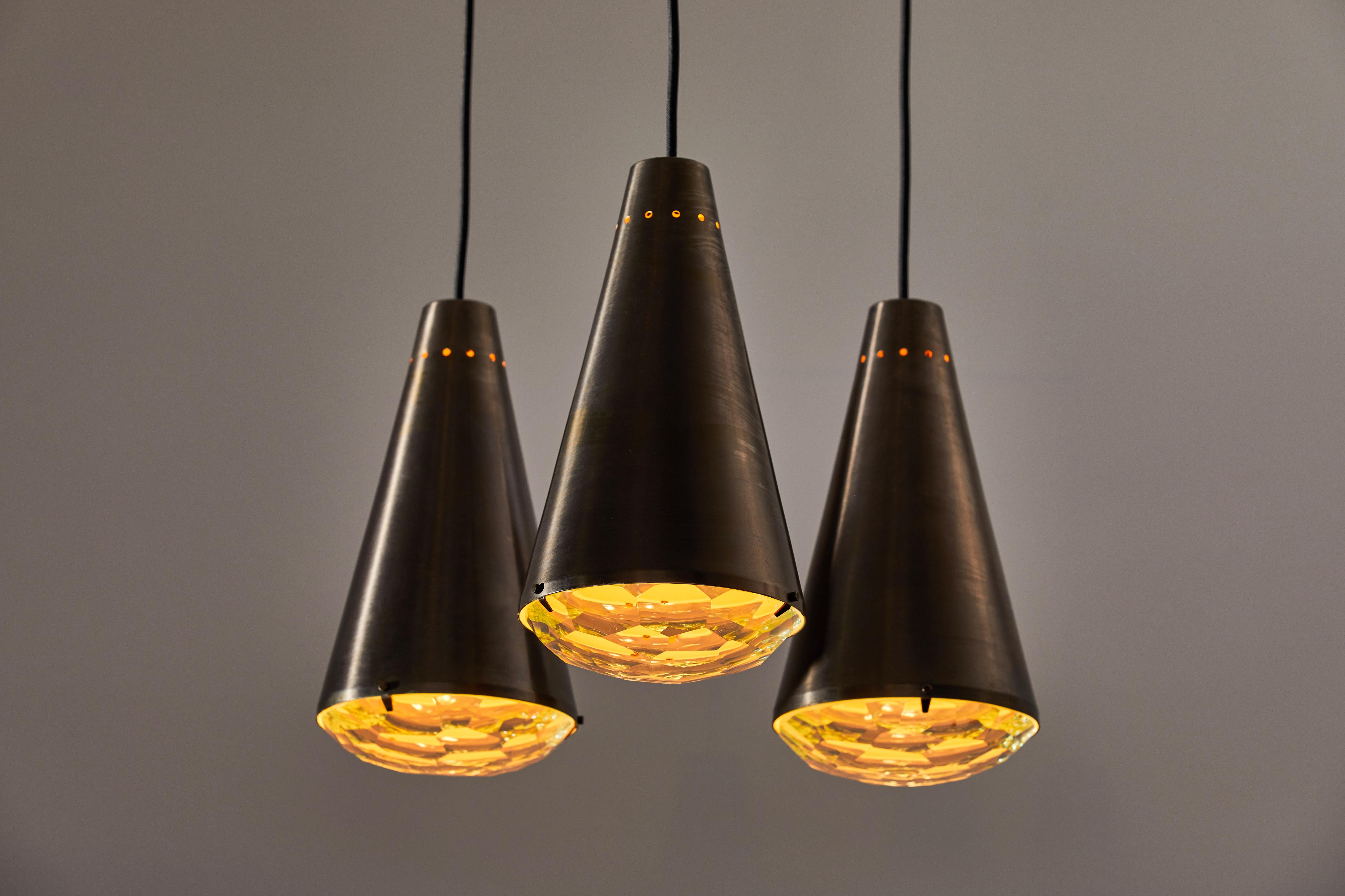 Mid-20th Century Suspension Light by Max Ingrand for Fontana Arte