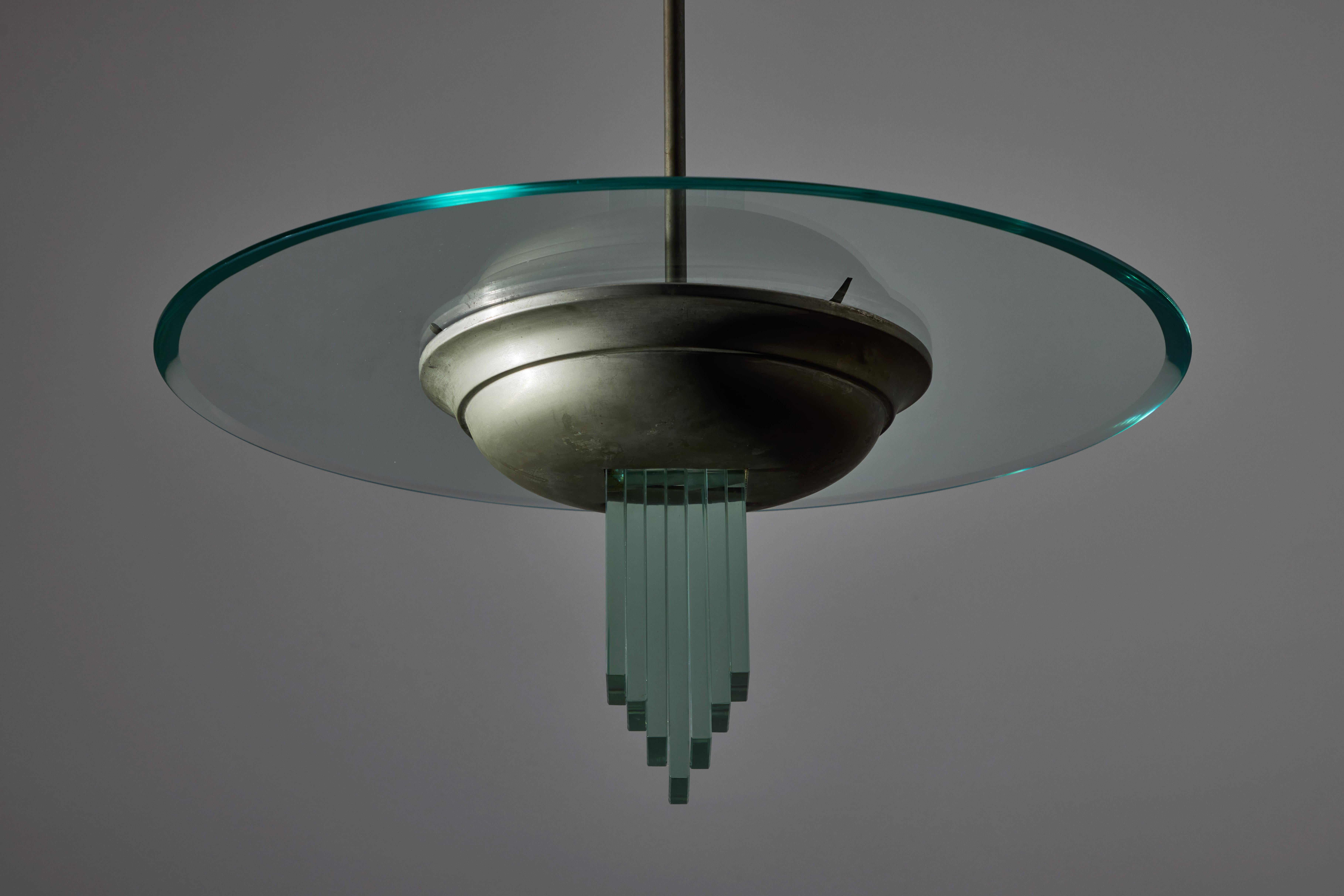 Suspension Light by Pietro Chiesa for Fontana Arte For Sale 5