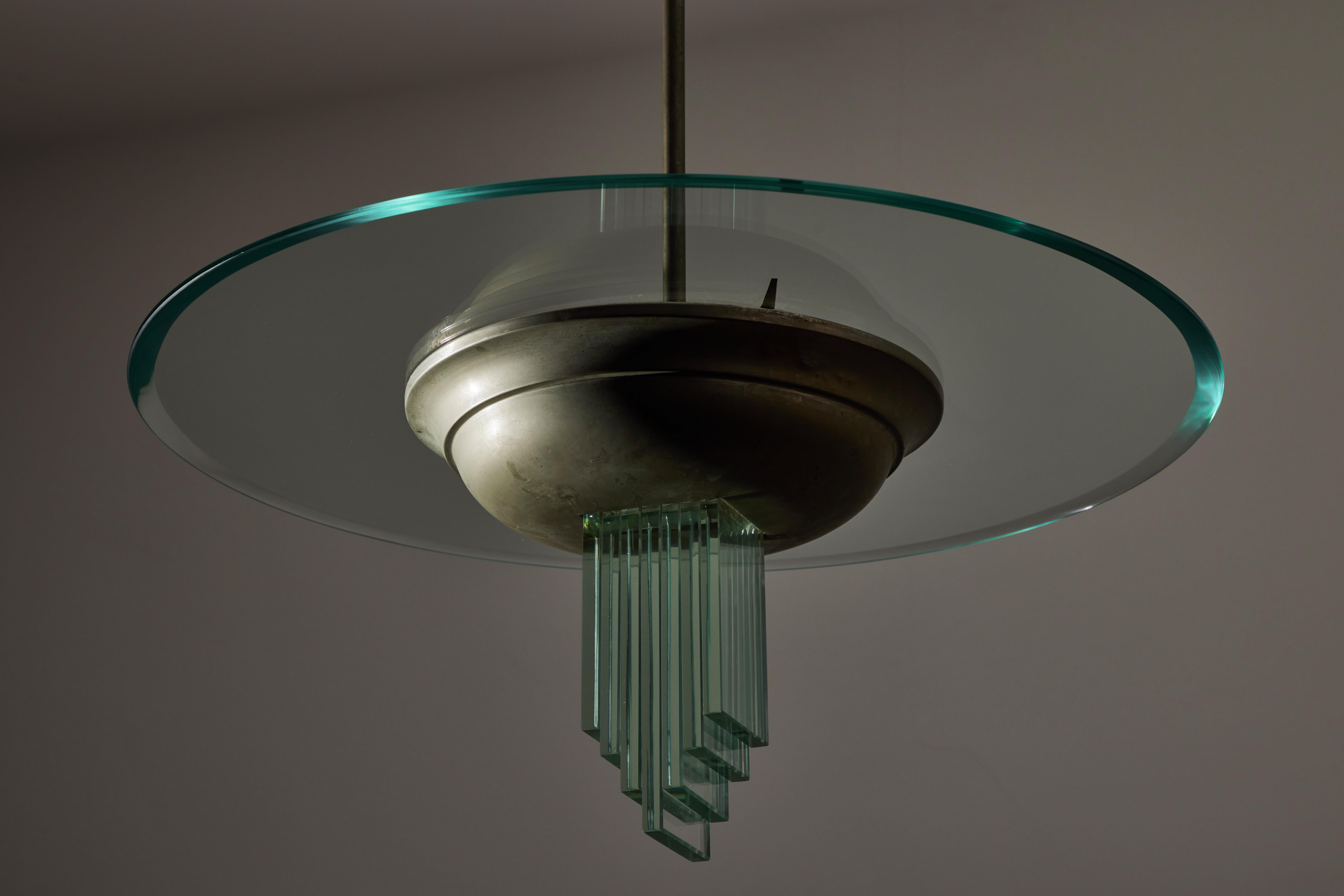 Suspension Light by Pietro Chiesa for Fontana Arte For Sale 6