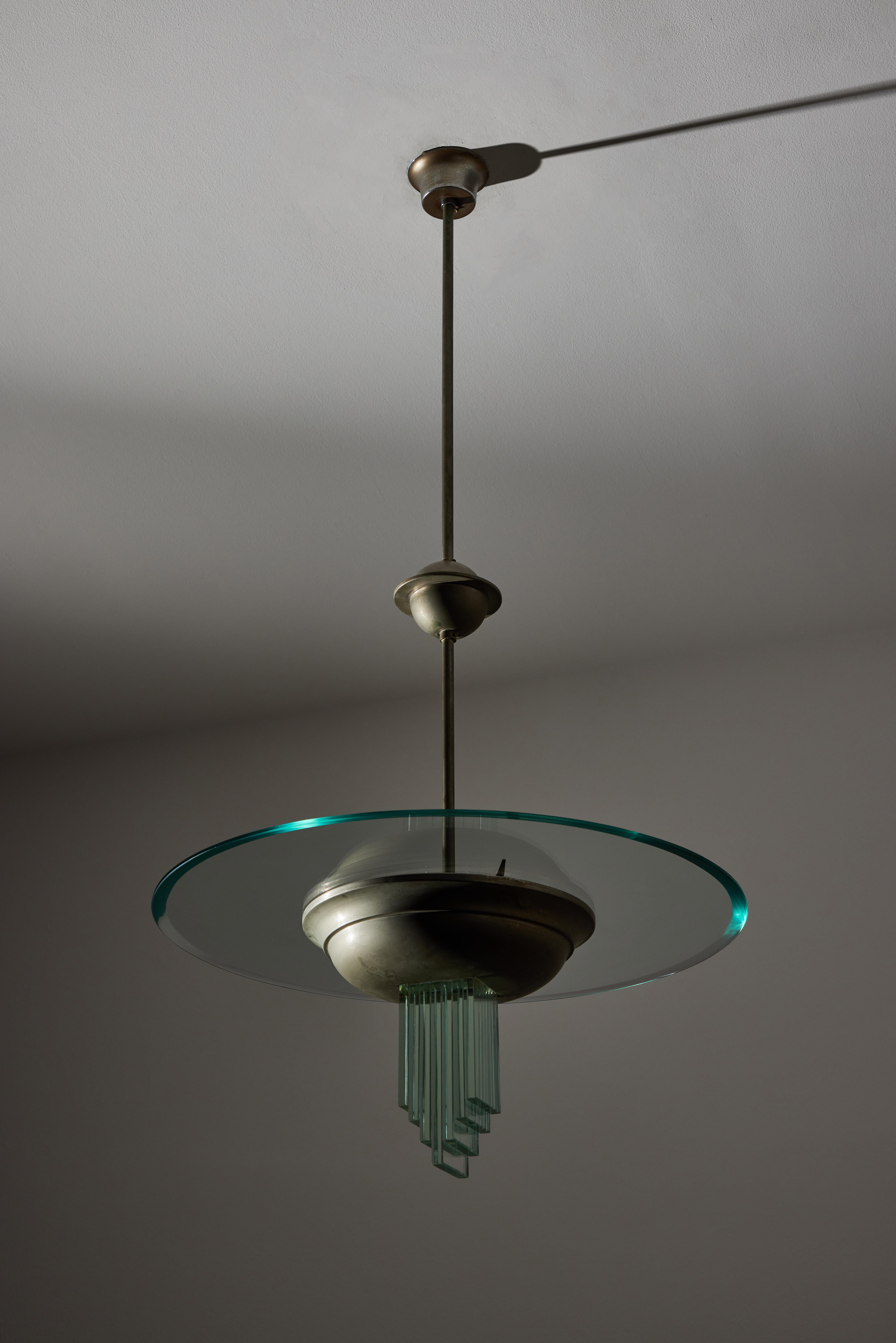 Suspension Light by Pietro Chiesa for Fontana Arte For Sale 2