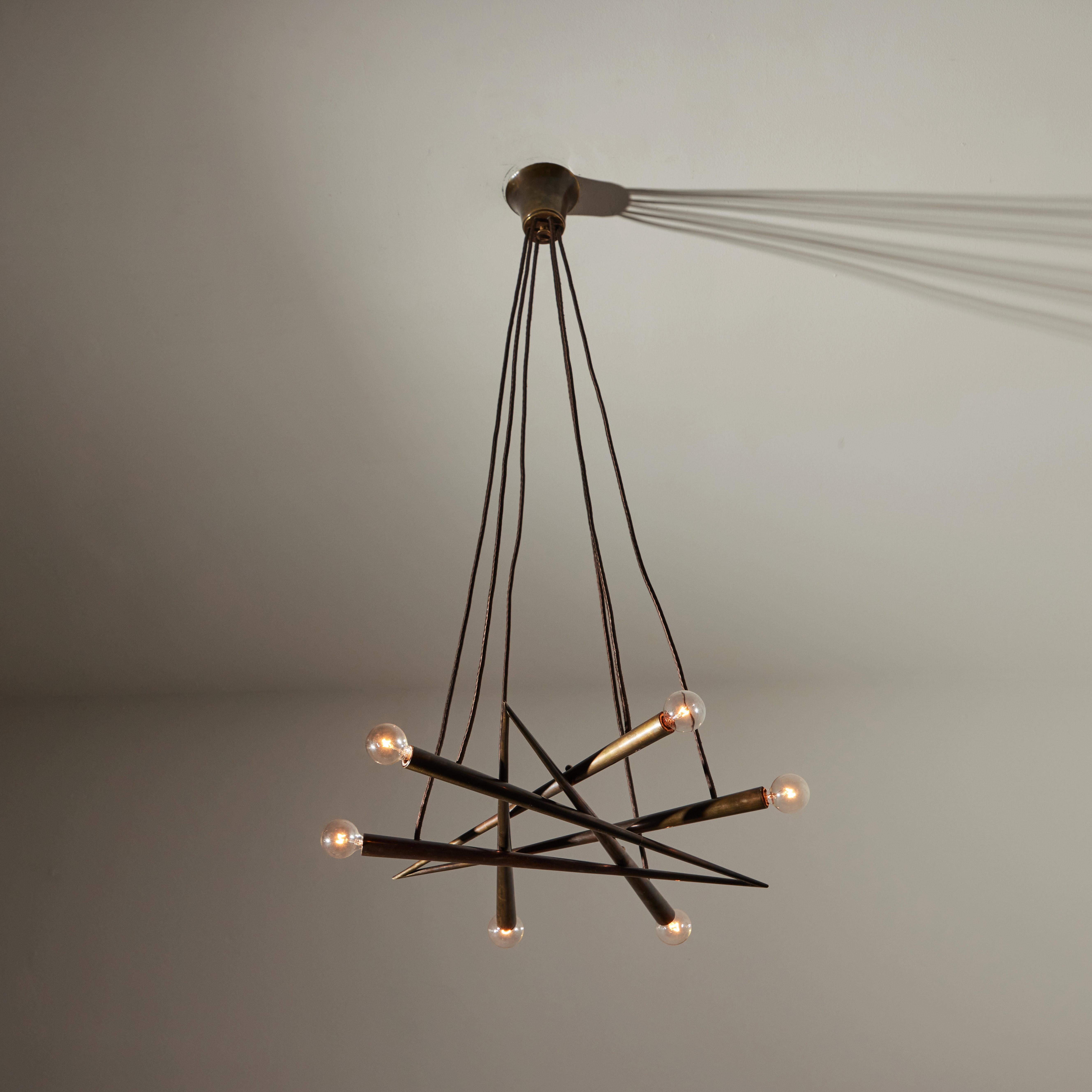 Mid-Century Modern Suspension Light by Stilnovo For Sale