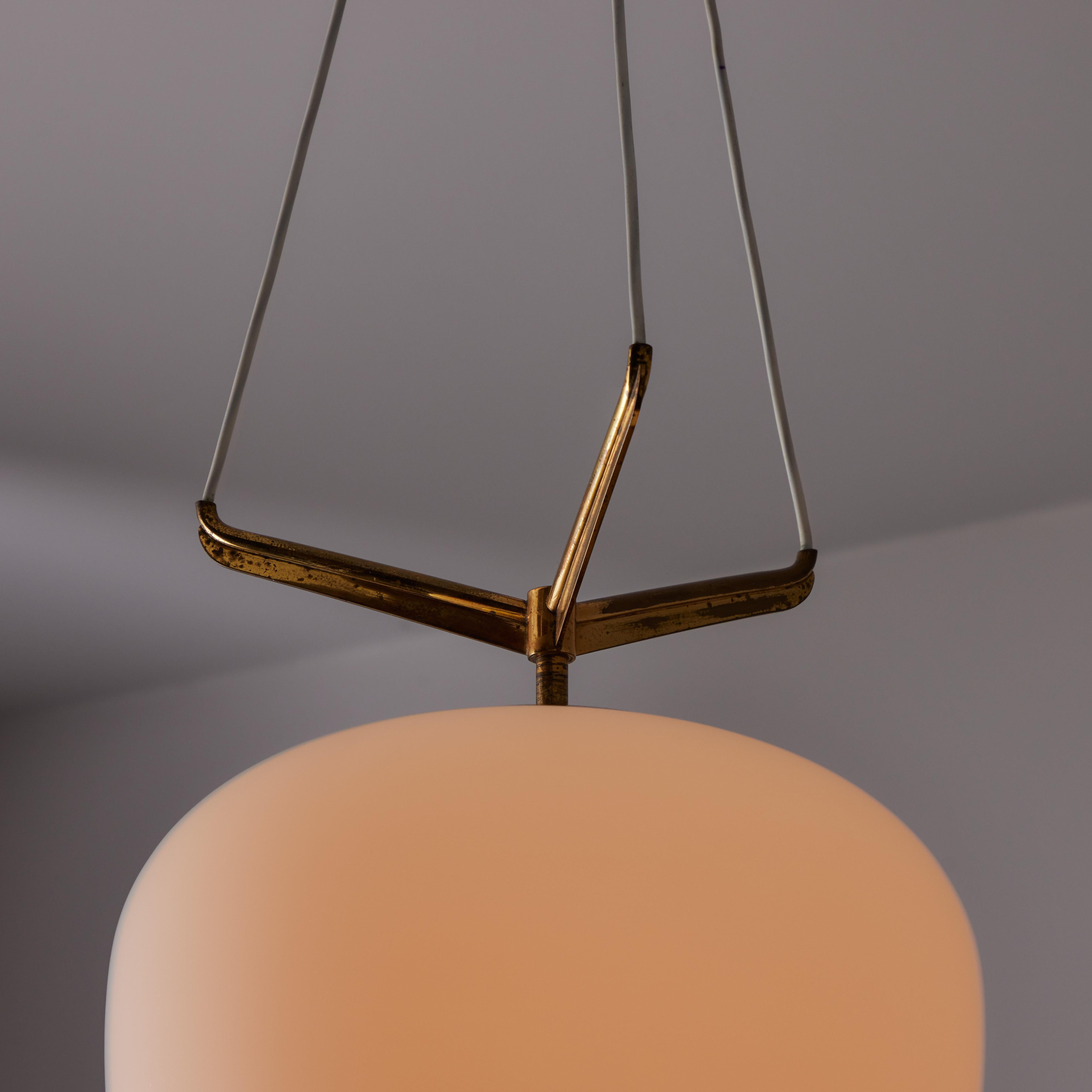 Enameled Suspension Light by Stilnovo