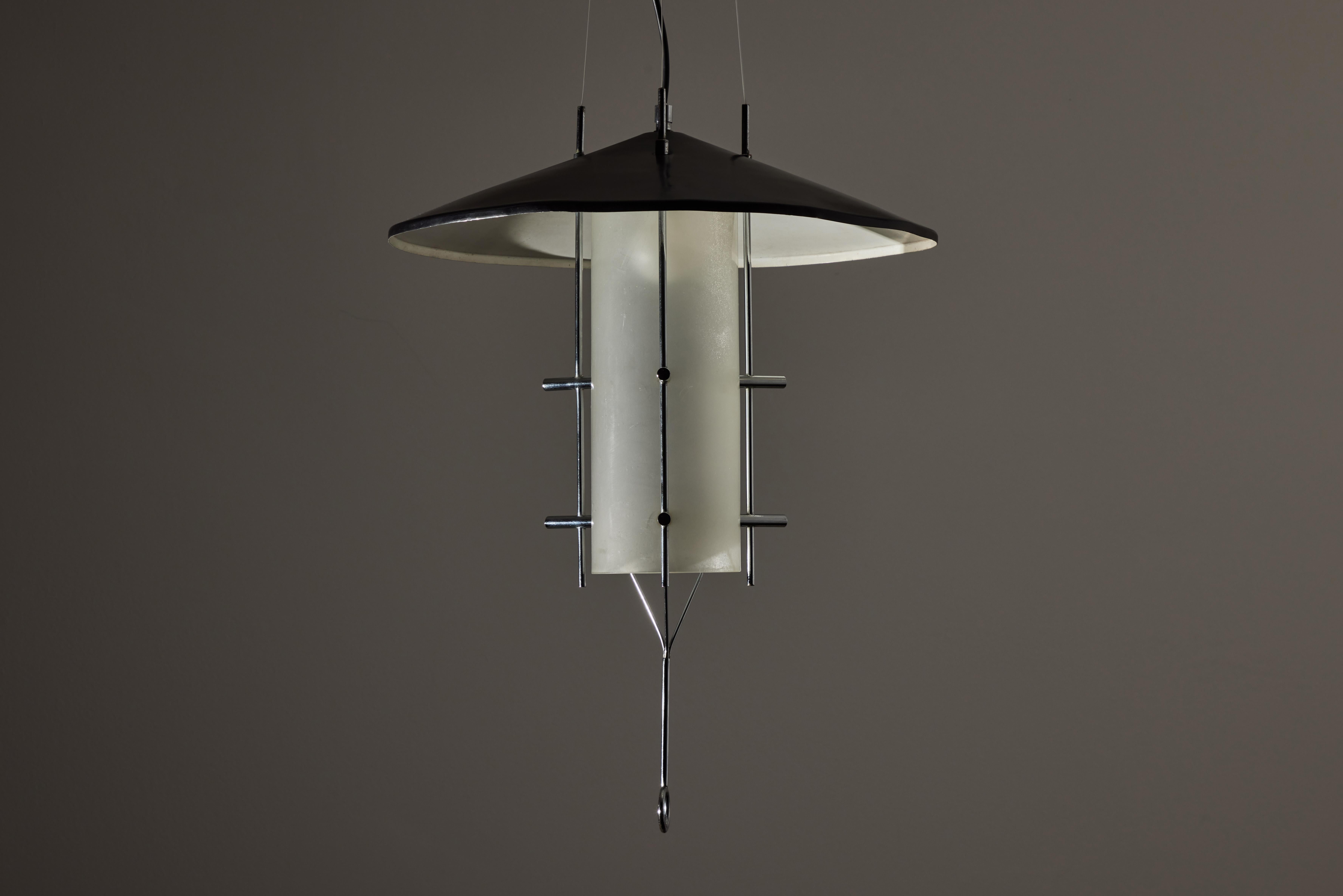 Mid-20th Century Suspension Light by Stilnovo For Sale