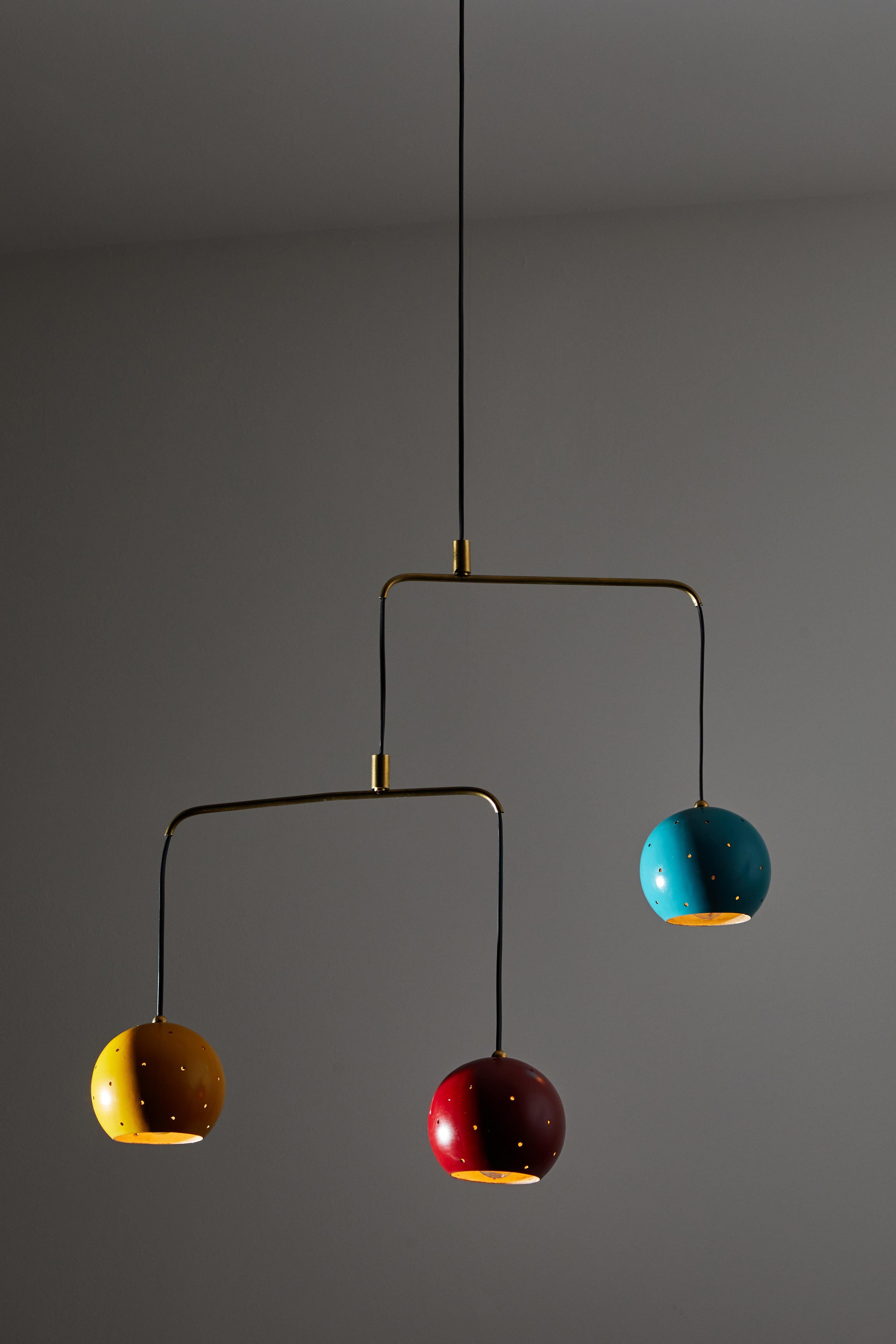 Mid-20th Century Mobile Chandelier by Stilux