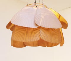 Suspension model 'Uchiwa Ju-Yon' by Ingo Maurer, 1973