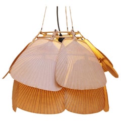 Suspension model 'Uchiwa Ju-Yon' by Ingo Maurer, 1973