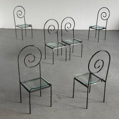Chaises "Suspiral" de Luigi Serafini pour Sawaya & Moroni