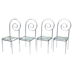 Suspiral chairs design Luigi Serafini for Sawaya & Moroni 1980s