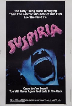 Cartel original de «Suspiria», 1974