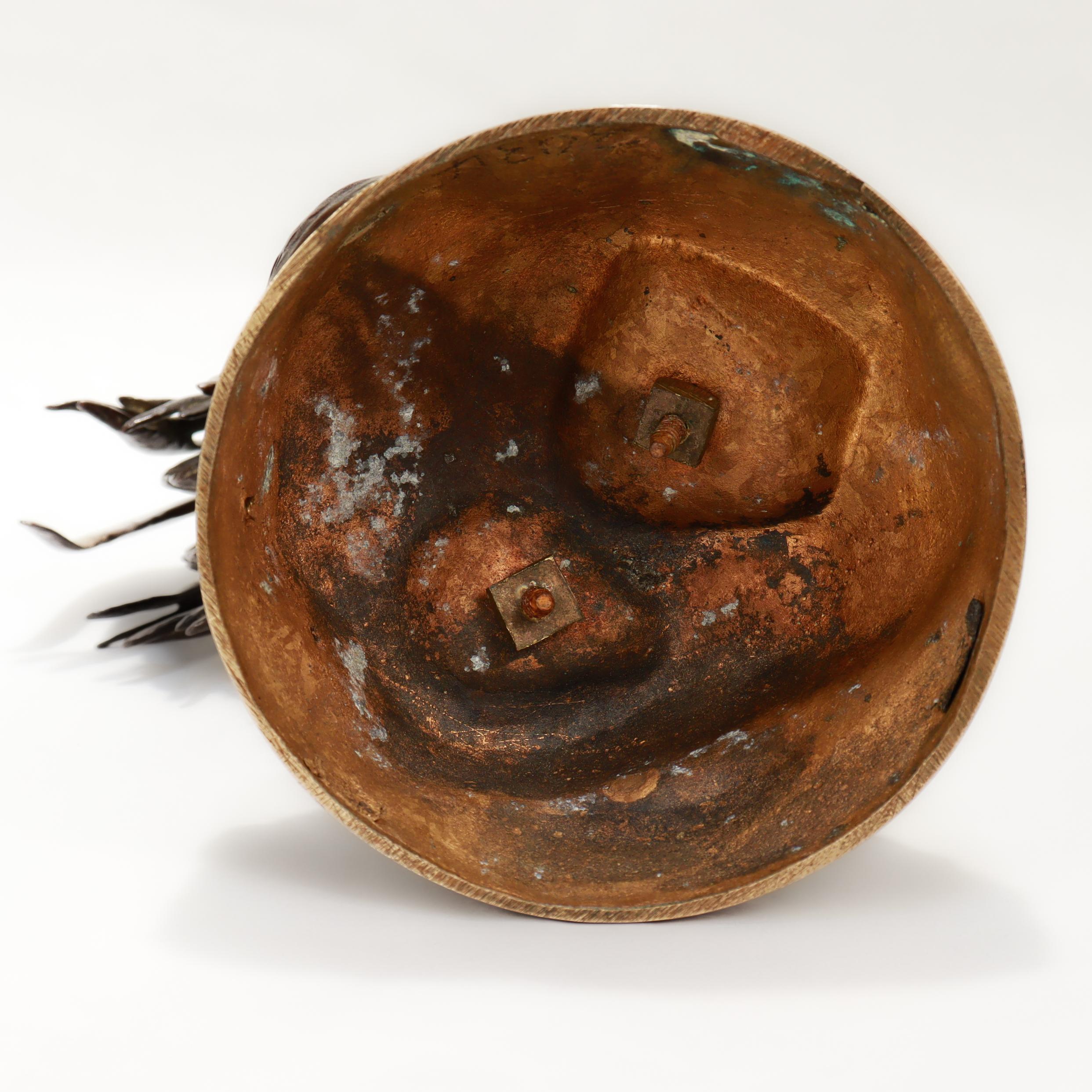 Susse Freres Coq Français Chantant Französisch Bronze Hahn Skulptur af. Aug. Kain im Angebot 6