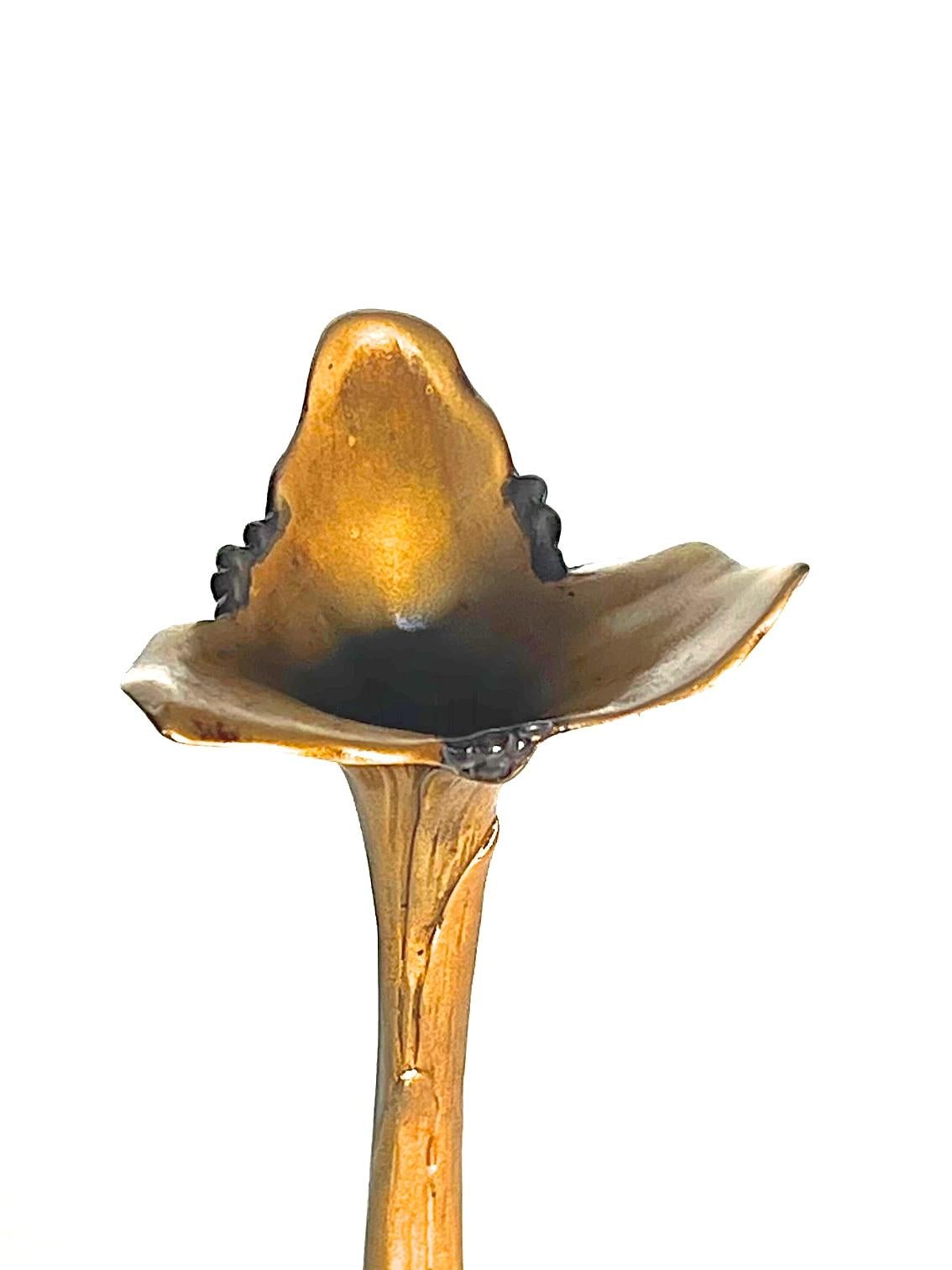 Moulage Susse Frères / Hippolyte Gautruche - Vase 'Oignon' en bronze doré Art Nouveau  en vente