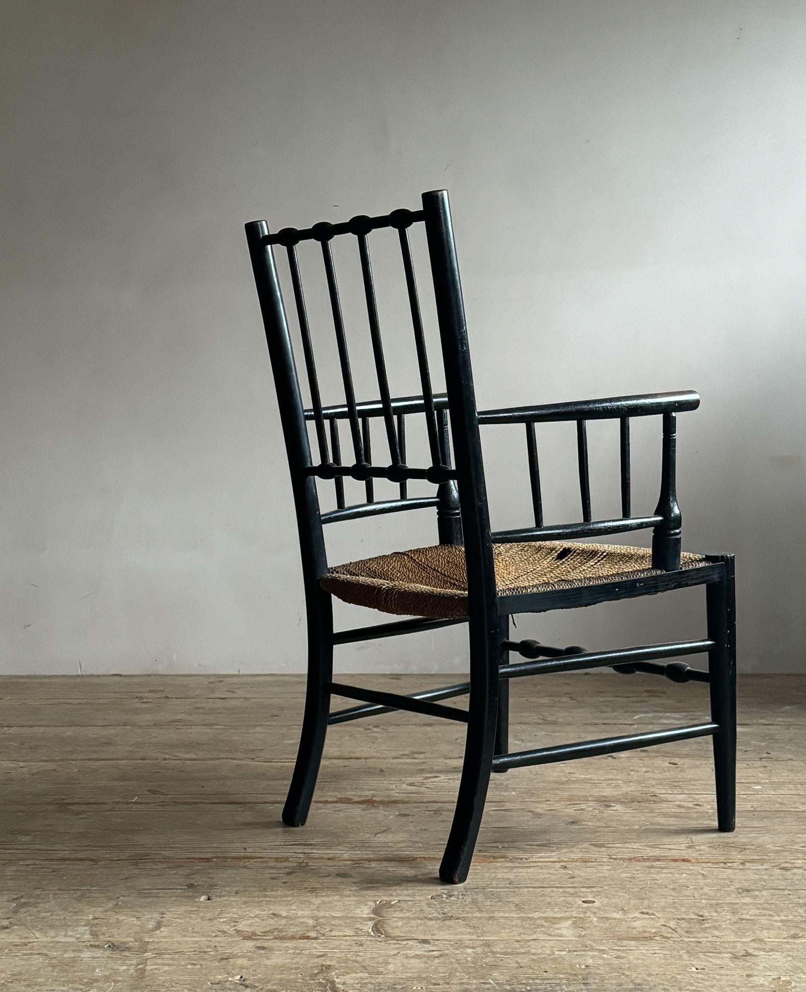 Sussex Armchair In Fair Condition In Grange-Over-Sands, GB