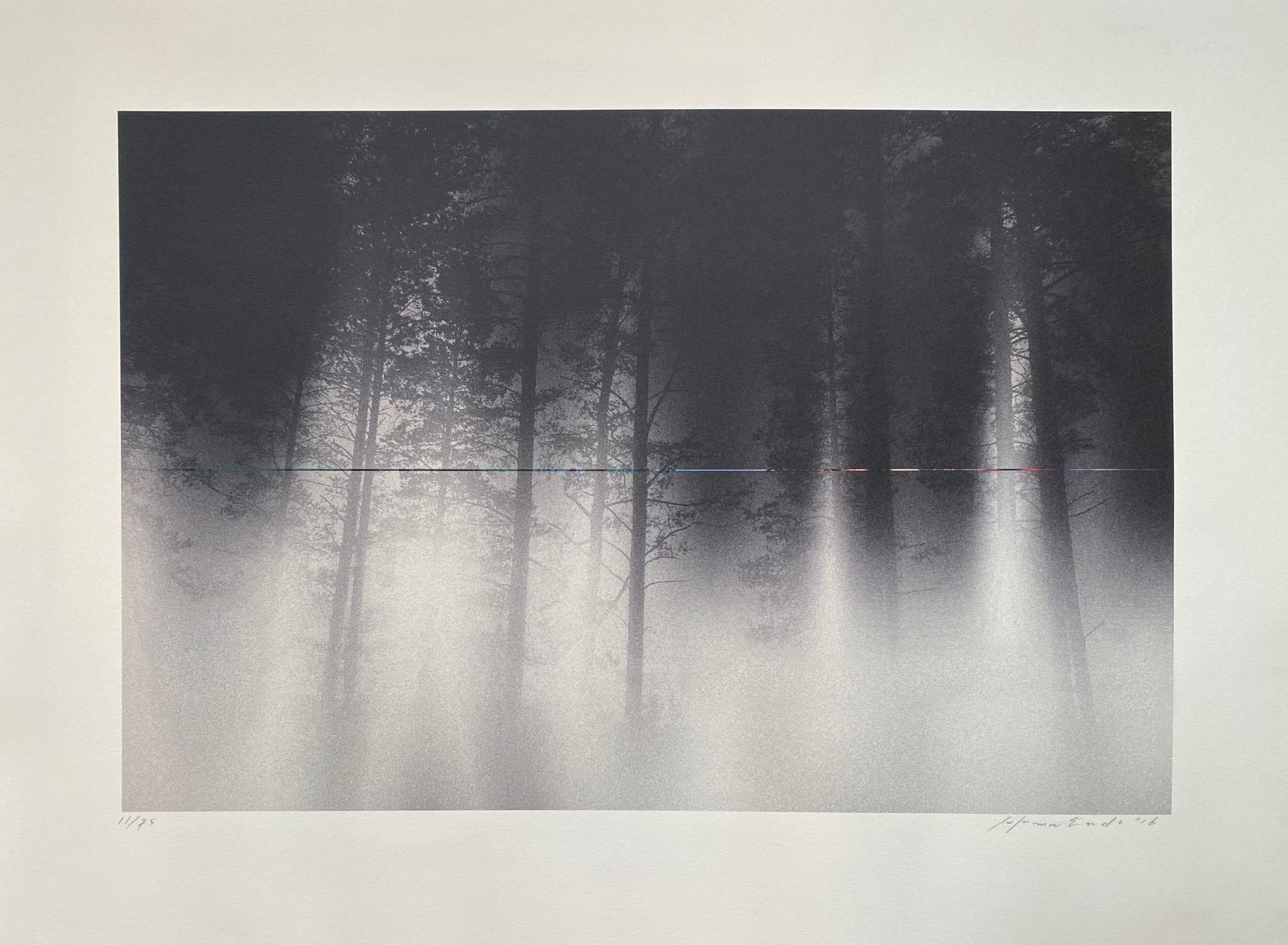 Susumu ENDO Abstract Print - Space & Space/Nature-1603