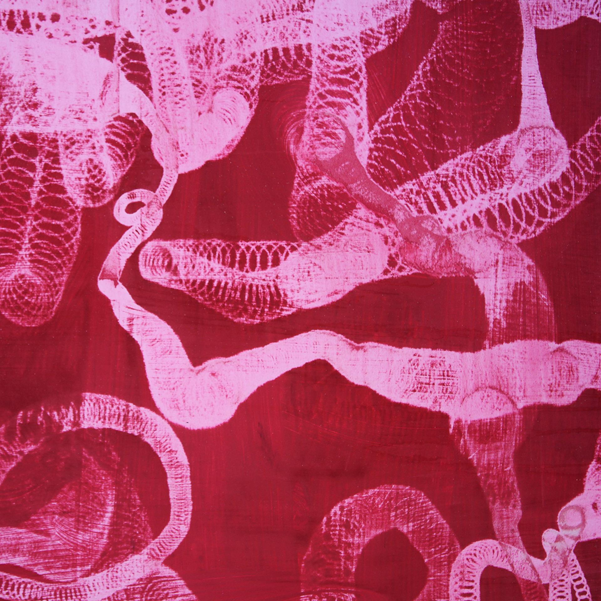 Quantum Pink 2023 von Susy Gomez Gemischte Medien auf Leinwand im Angebot 7