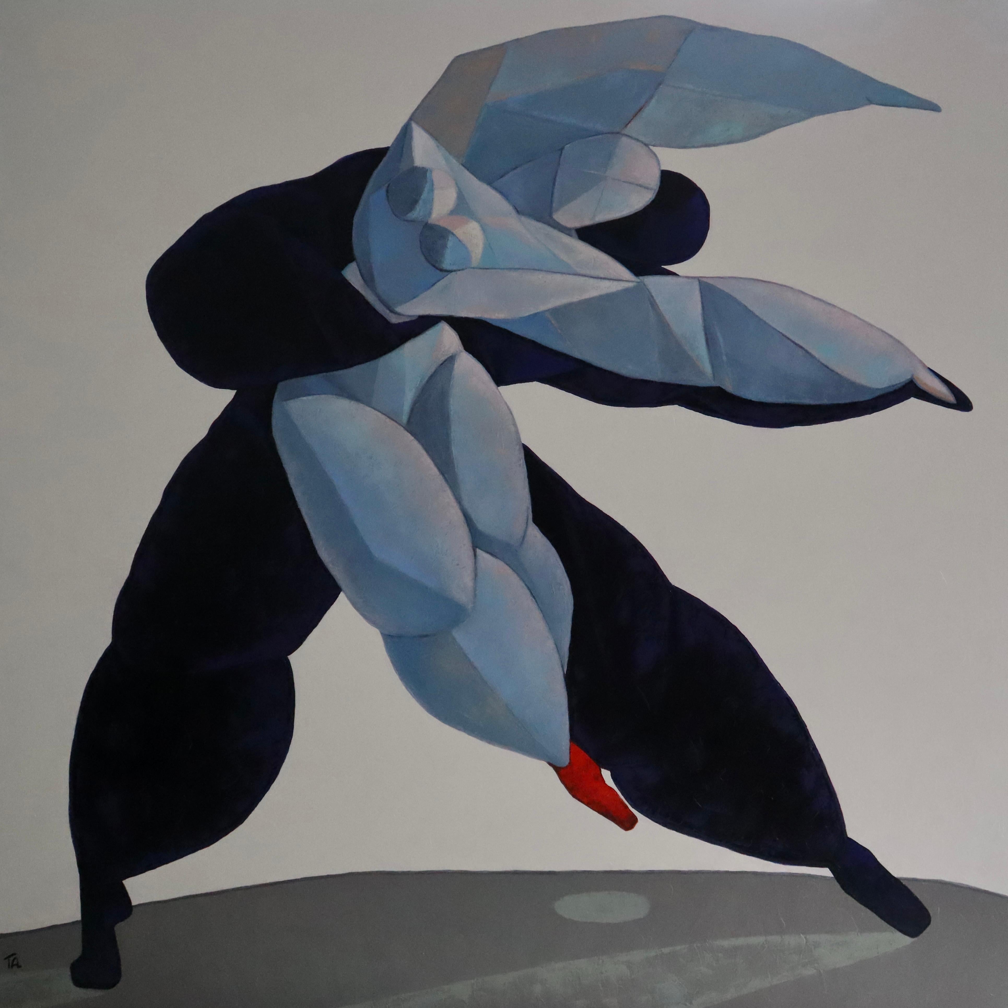 Suthamma (Ta) Byrne Figurative Painting – Tanzende Liebende