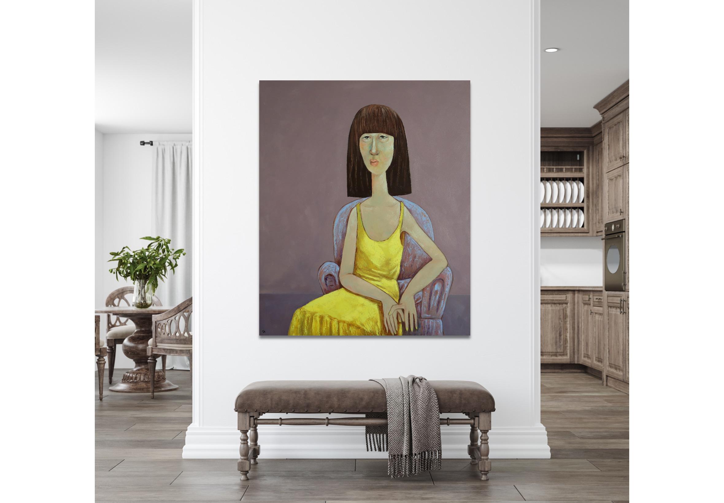 Lady in yellow For Sale 1