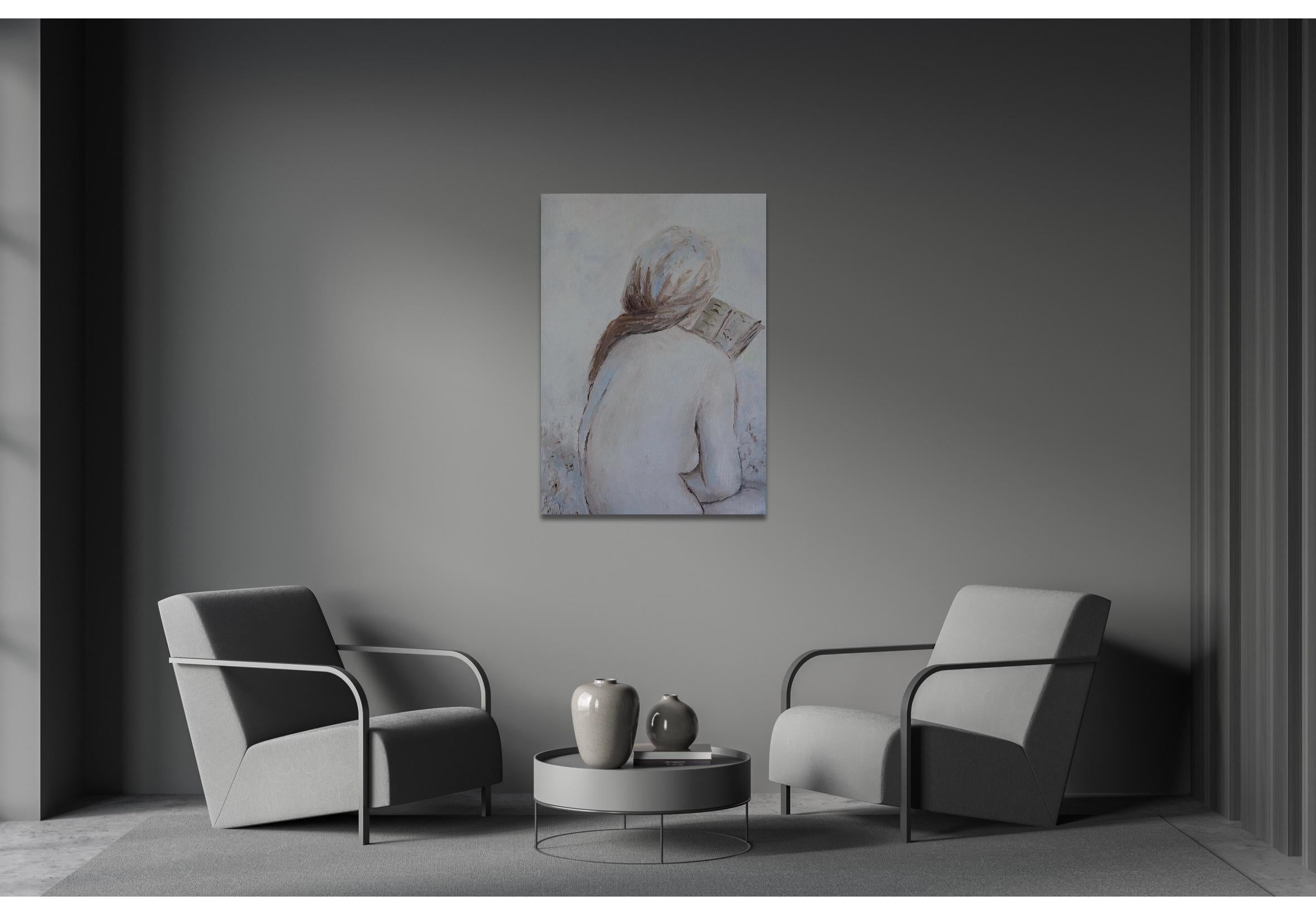 Il lettore - Painting Impressionismo di Suthamma (Ta) Byrne