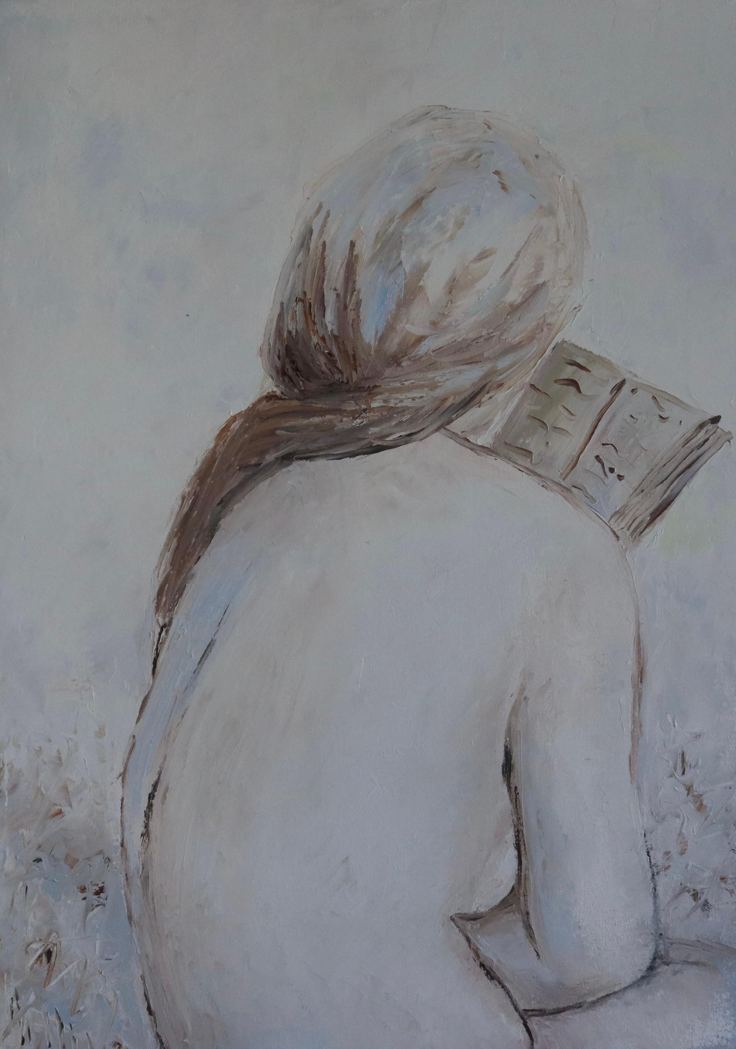 Suthamma (Ta) Byrne Figurative Painting - The Reader