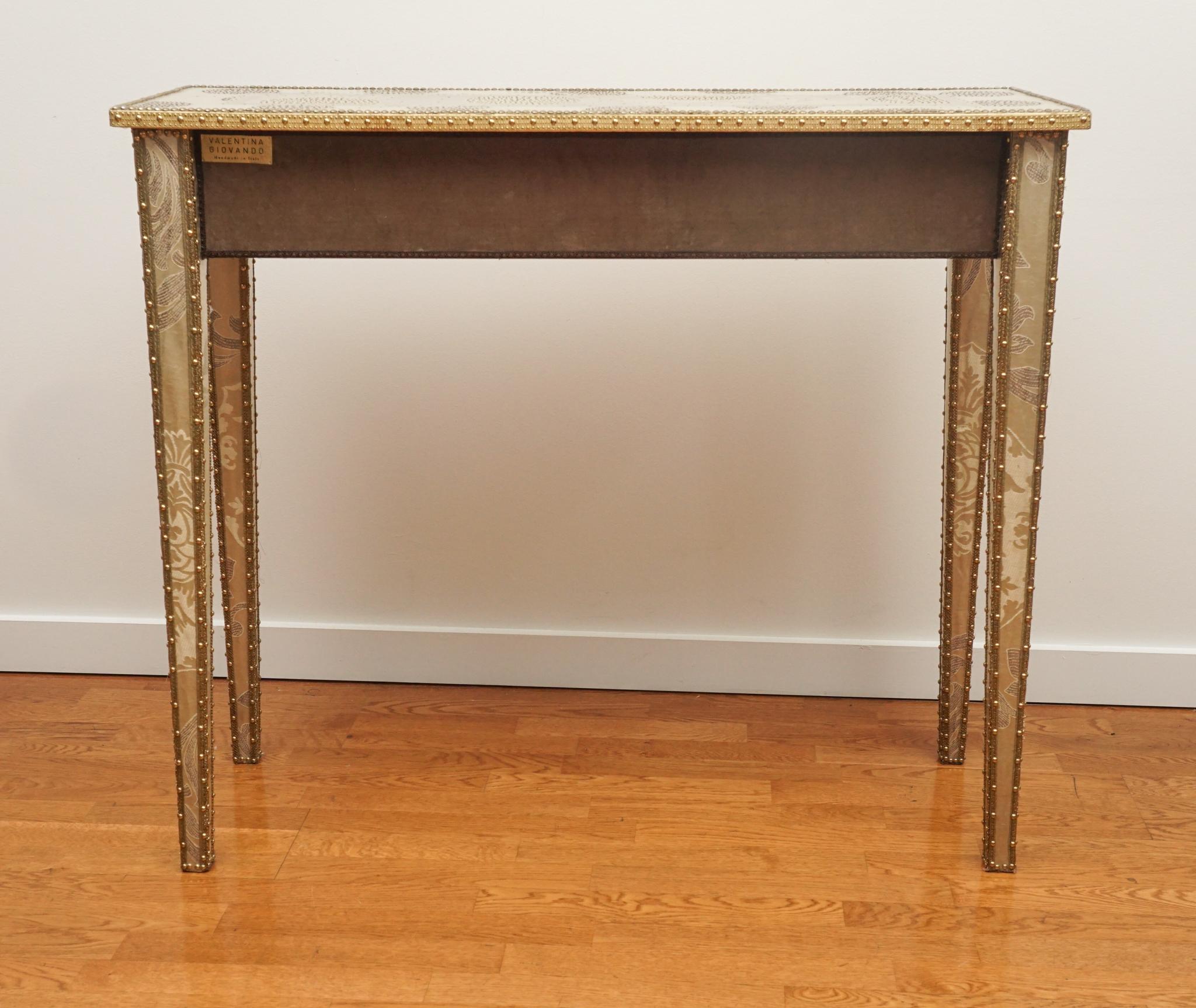 Hand Crafted Italian Console Table 