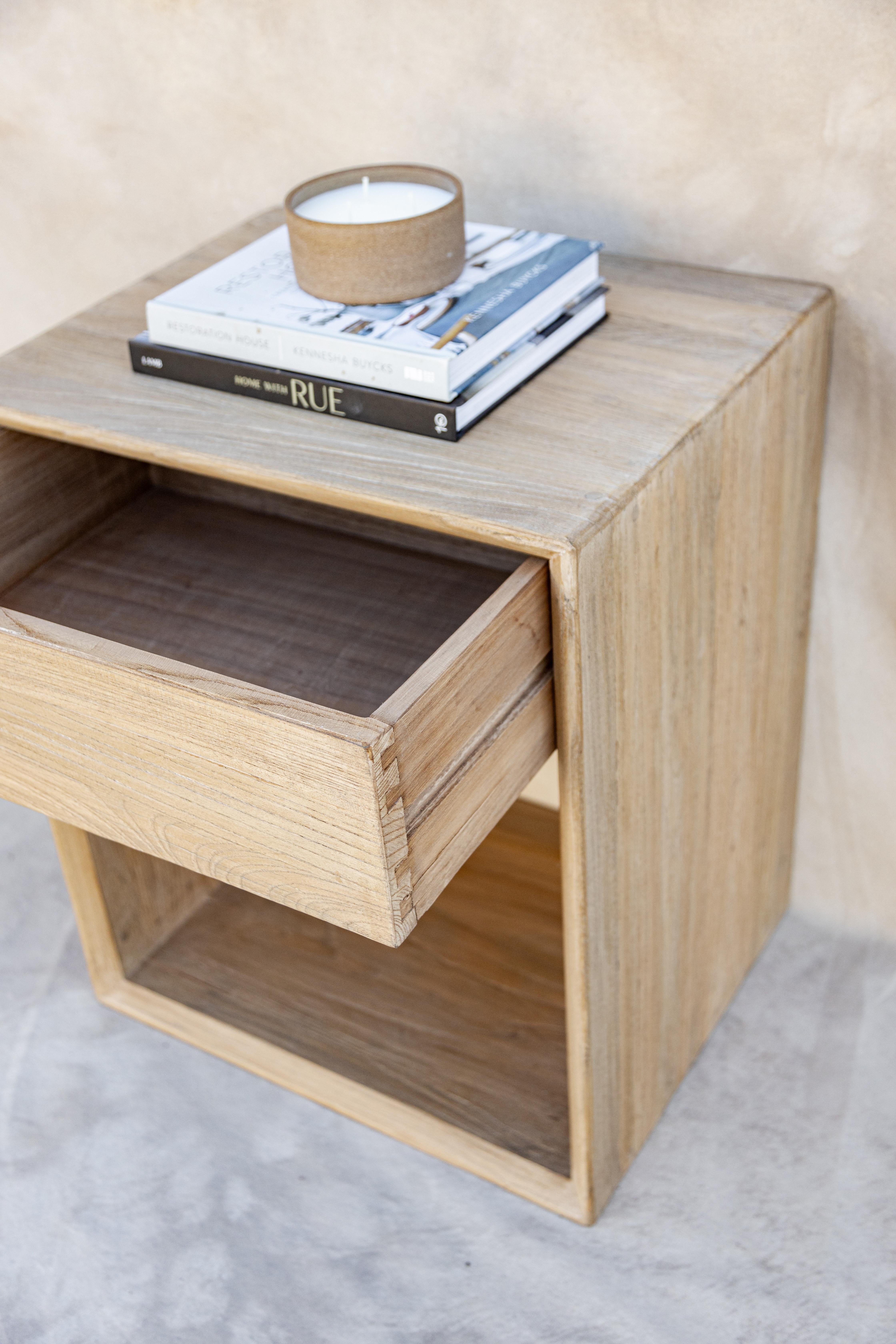 Wood Sutton nightstand For Sale