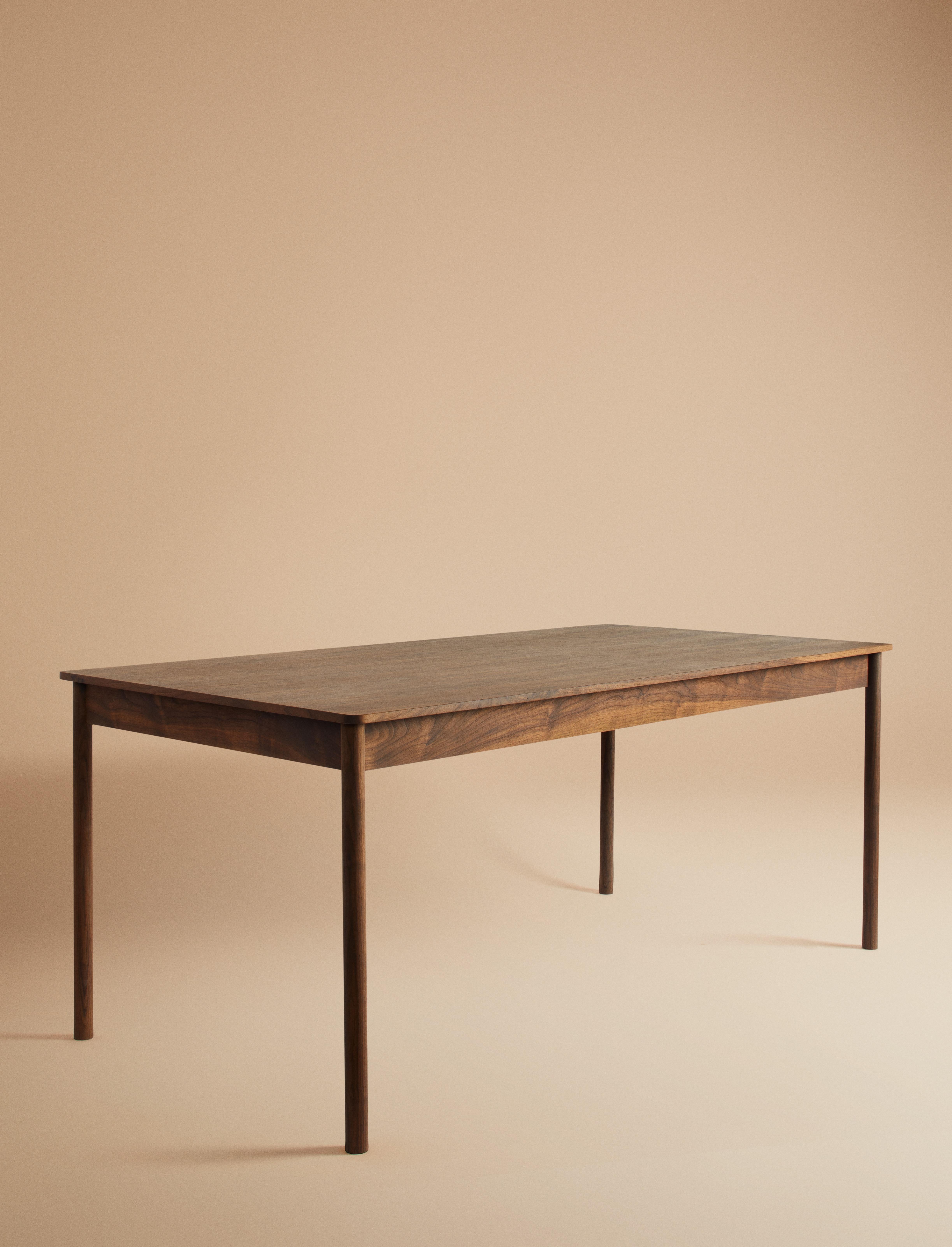 Sutton Table Handcrafted in Walnut or Oak Designed by Kevin Frankental for Lemon 2