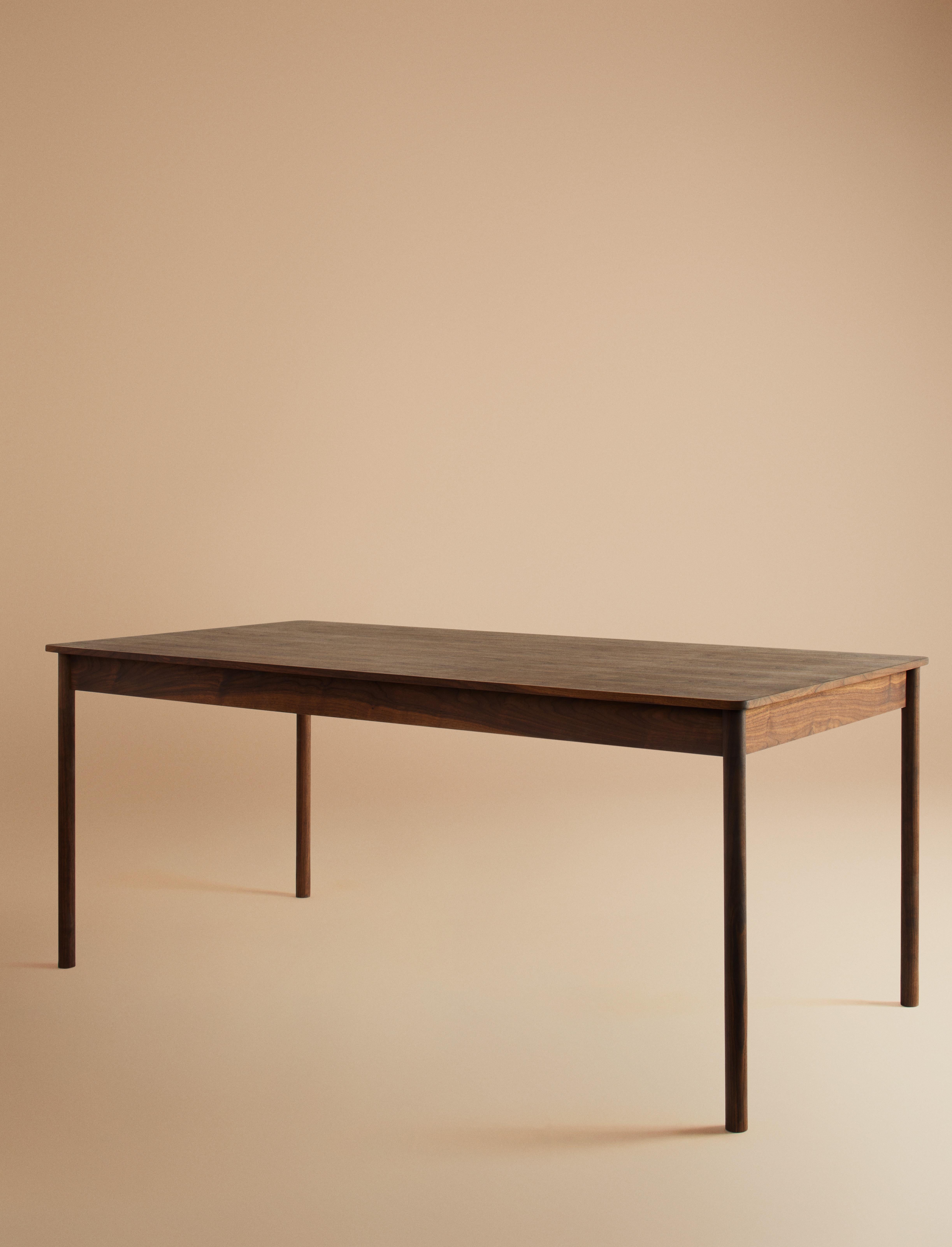 Sutton Table Handcrafted in Walnut or Oak Designed by Kevin Frankental for Lemon 1
