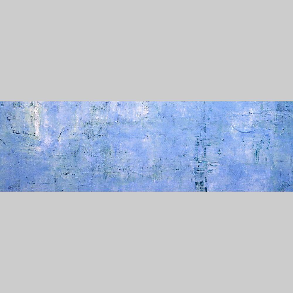 Peinture « Blackberries in the Water Garden » (Noix de mûres dans le jardin d'eau), acrylique sur toile en vente 1