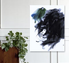 Decorating The Night Sky, Painting, Acrylic on Paper