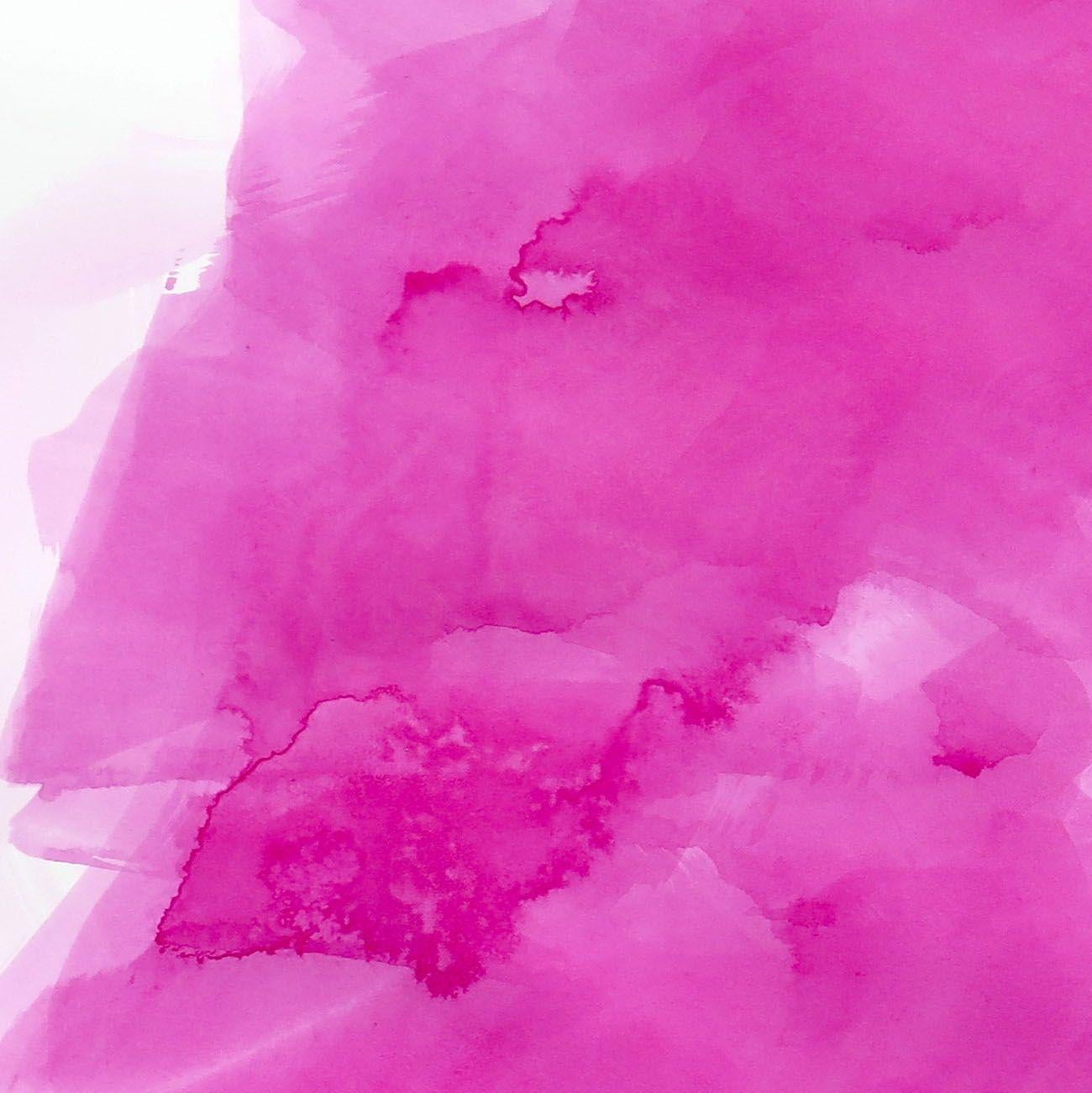 Original Hot Pink Bloom auf Papier / Striking Color Field / High Quality Papier und Farbe / Frame zu Ihrem Dekor / Large Size 40 