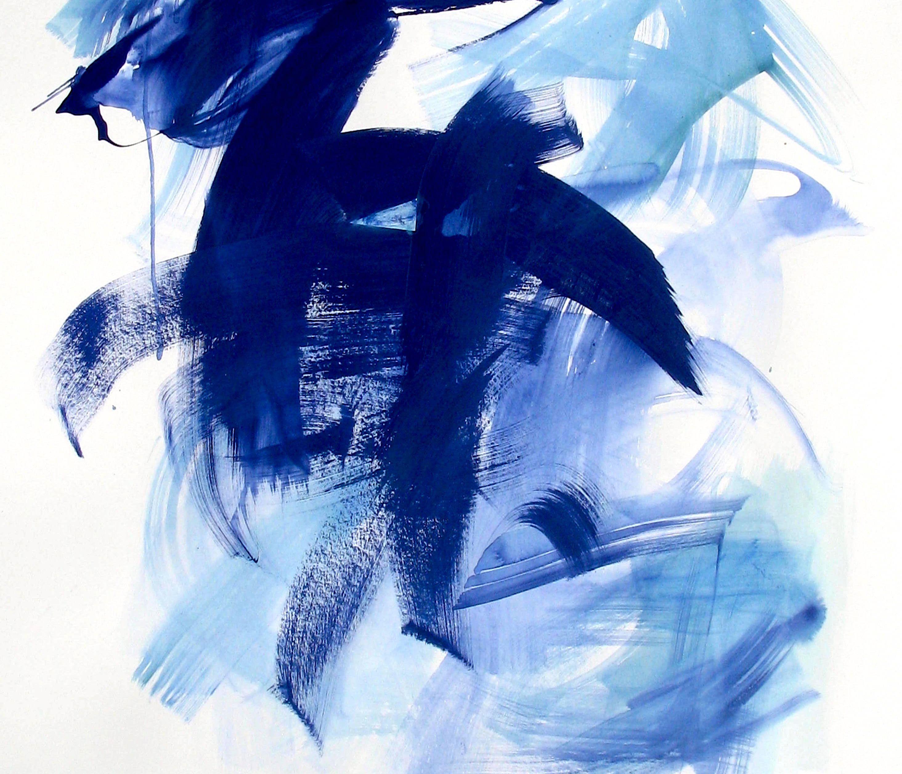 Sea Water, Painting, Acrylic on Paper 4