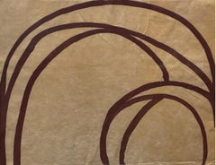 "Matrona" Suzan Frecon, Contemporary Minimalist Linear Composition