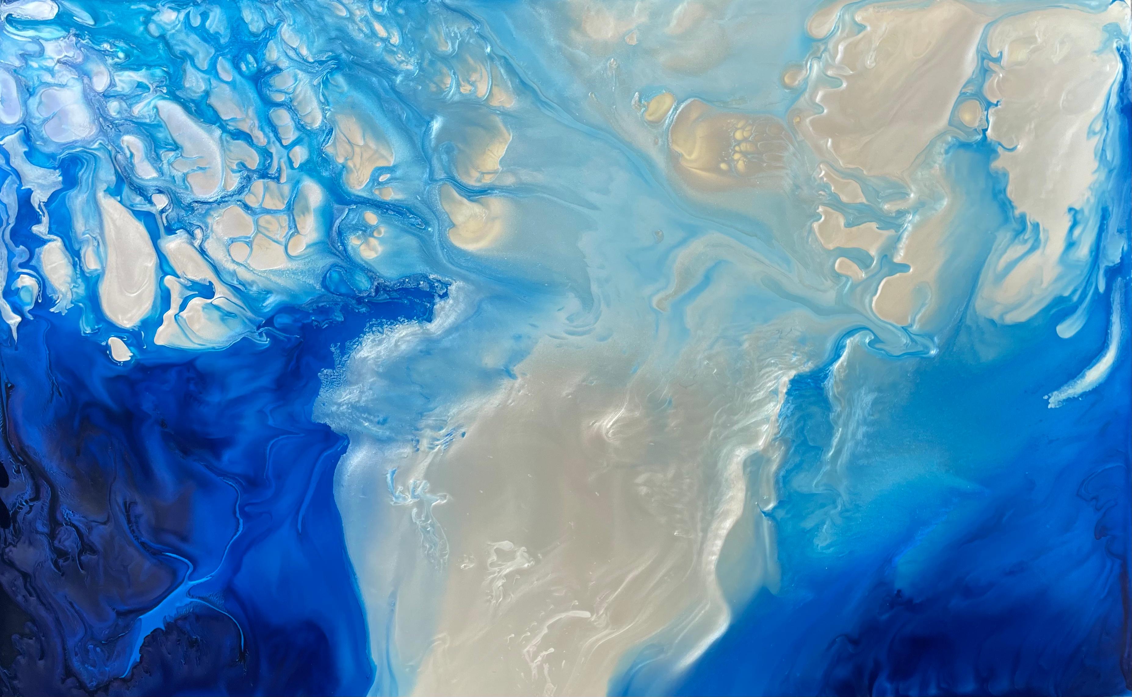 Abstract Painting di Suzan Woodruff - Nuvole Mammatus