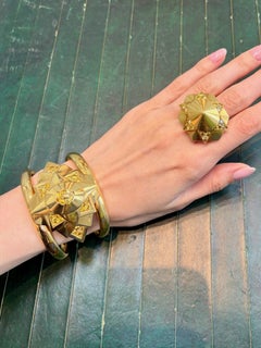 Suzane Bellperon 18K Yellow Gold and Yellow Diamonds set