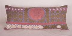 Suzani Body Pillow, Uzbekistan, Mid-20th C.
