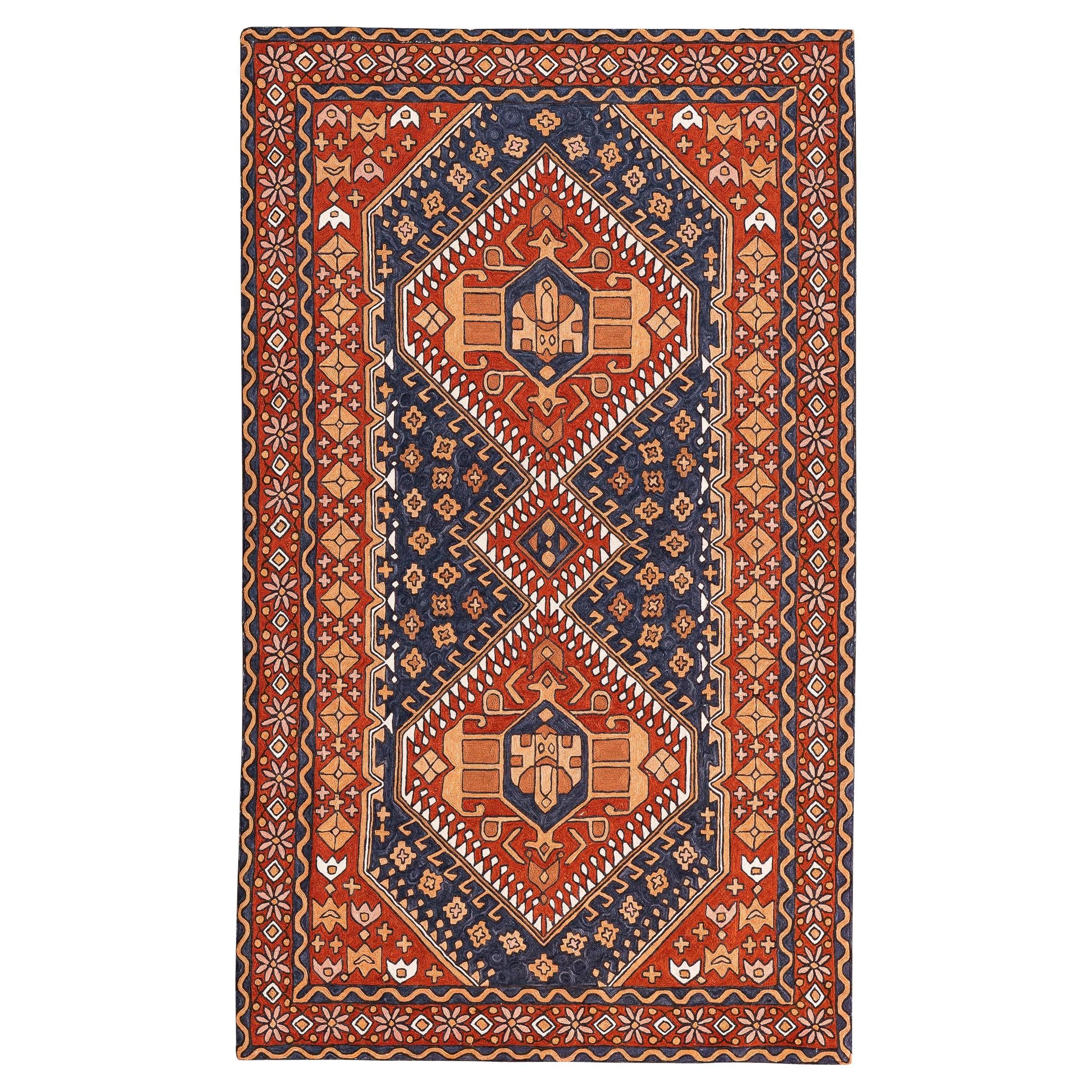 Annodato a mano Suzani da Bukhara, Uzbekistan in vendita