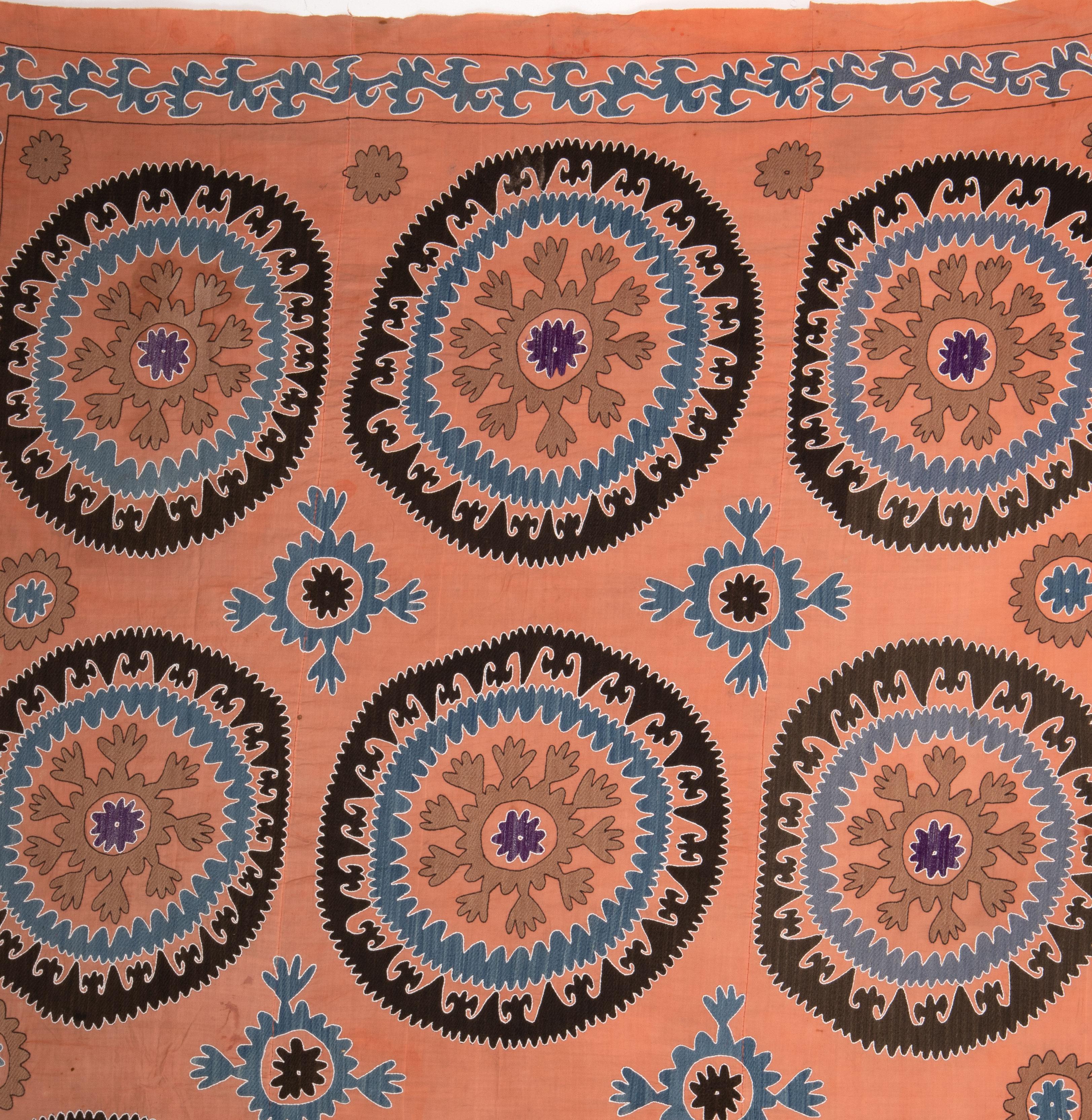 Embroidered Suzani from Samarkand, Uzbekistan, 1960s For Sale