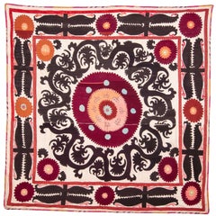 Antique Suzani from Samarkand Uzbekistan, Early 20th Century